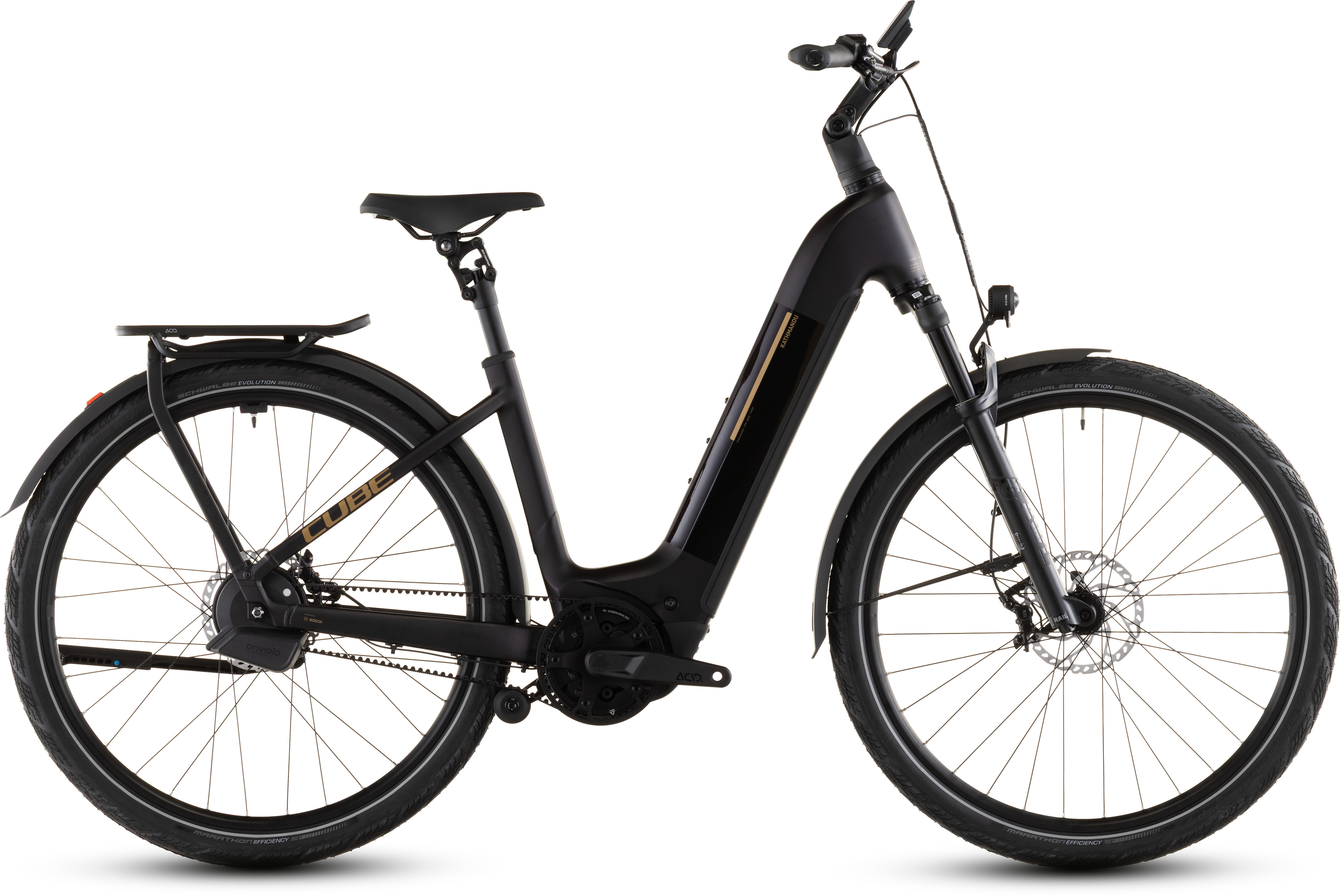 Biciclete electrice - BICICLETA ELECTRICA CUBE KATHMANDU HYBRID COMFORT SLX 800 EASY ENTRY SOLARECLIPSE GOLD 2026 58cm