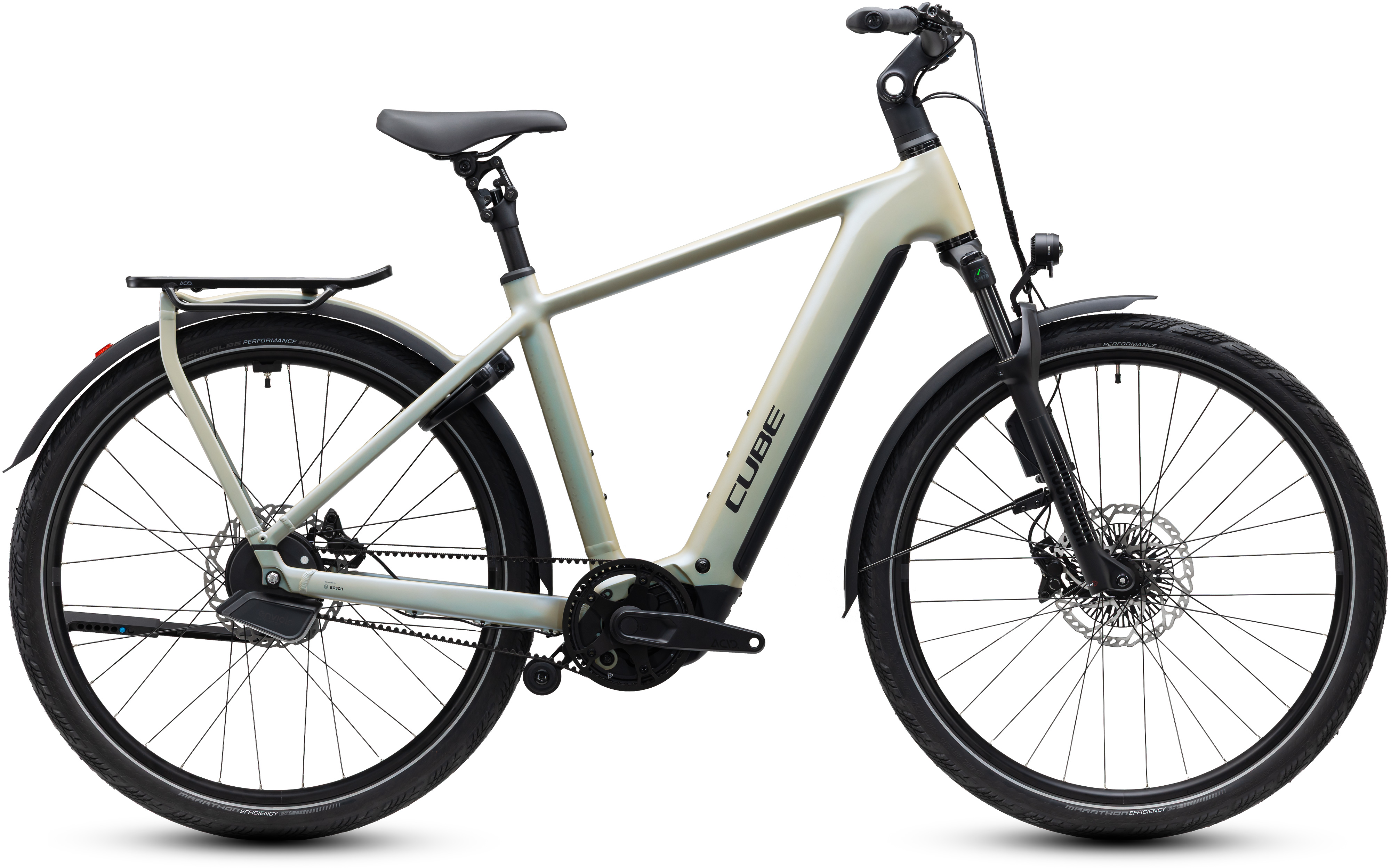 Ciclism - BICICLETA ELECTRICA CUBE KATHMANDU HYBRID DELUXE EXC 800 GLINTSAND BLACK 2027 50 cm