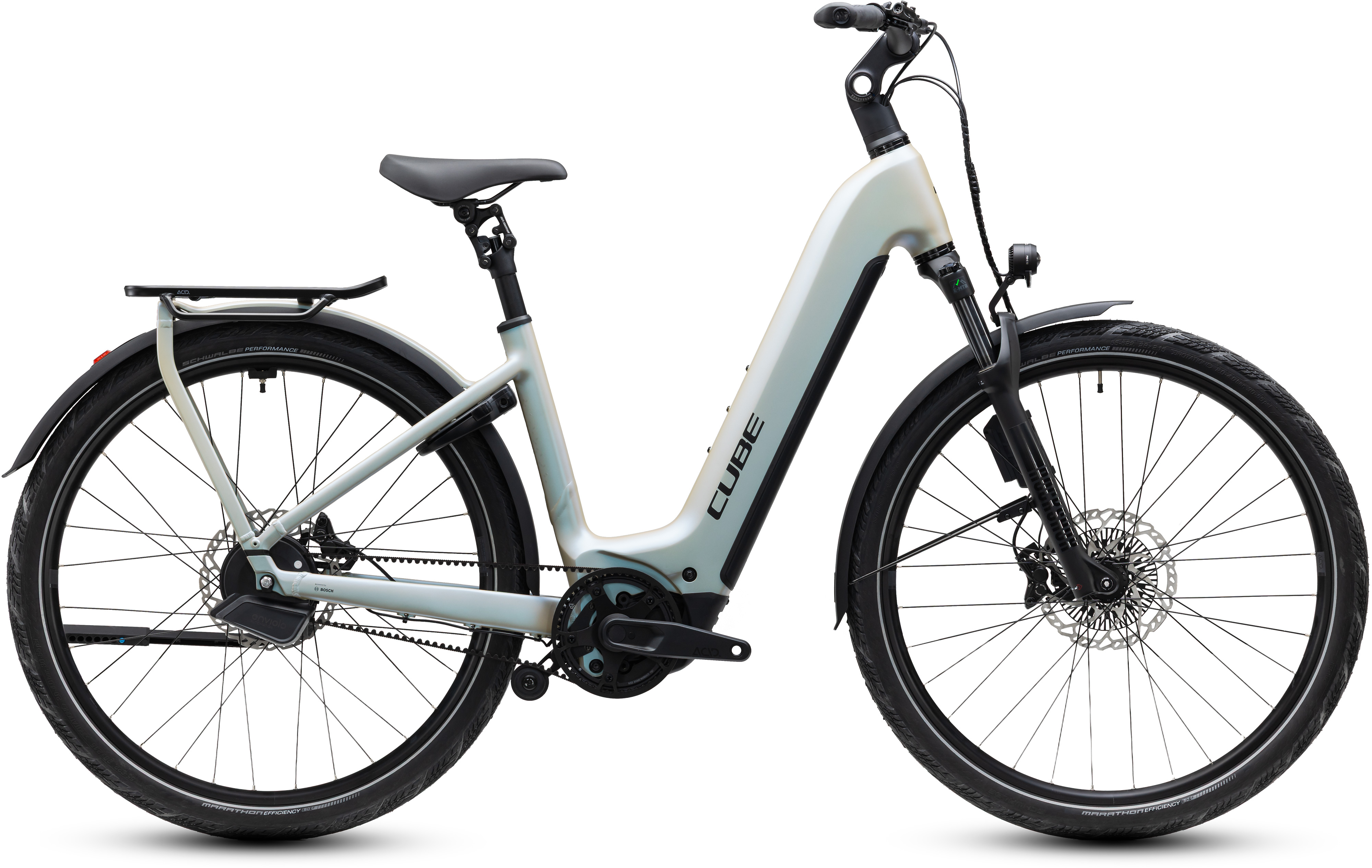 Ciclism - BICICLETA ELECTRICA CUBE KATHMANDU HYBRID DELUXE EXC 800 EASY ENTRY GLINTSAND BLACK 2027 50 cm