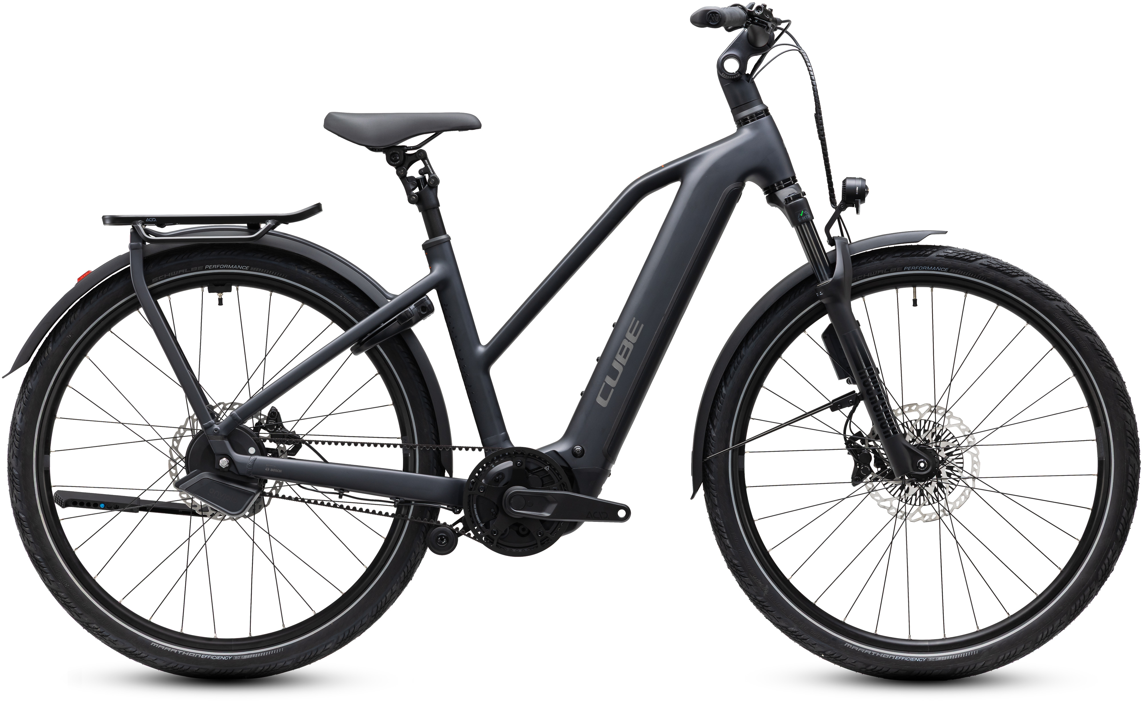 Ciclism - BICICLETA ELECTRICA CUBE KATHMANDU HYBRID DELUXE EXC 800 TRAPEZE STEALTHGREY GREY 2027 58 cm