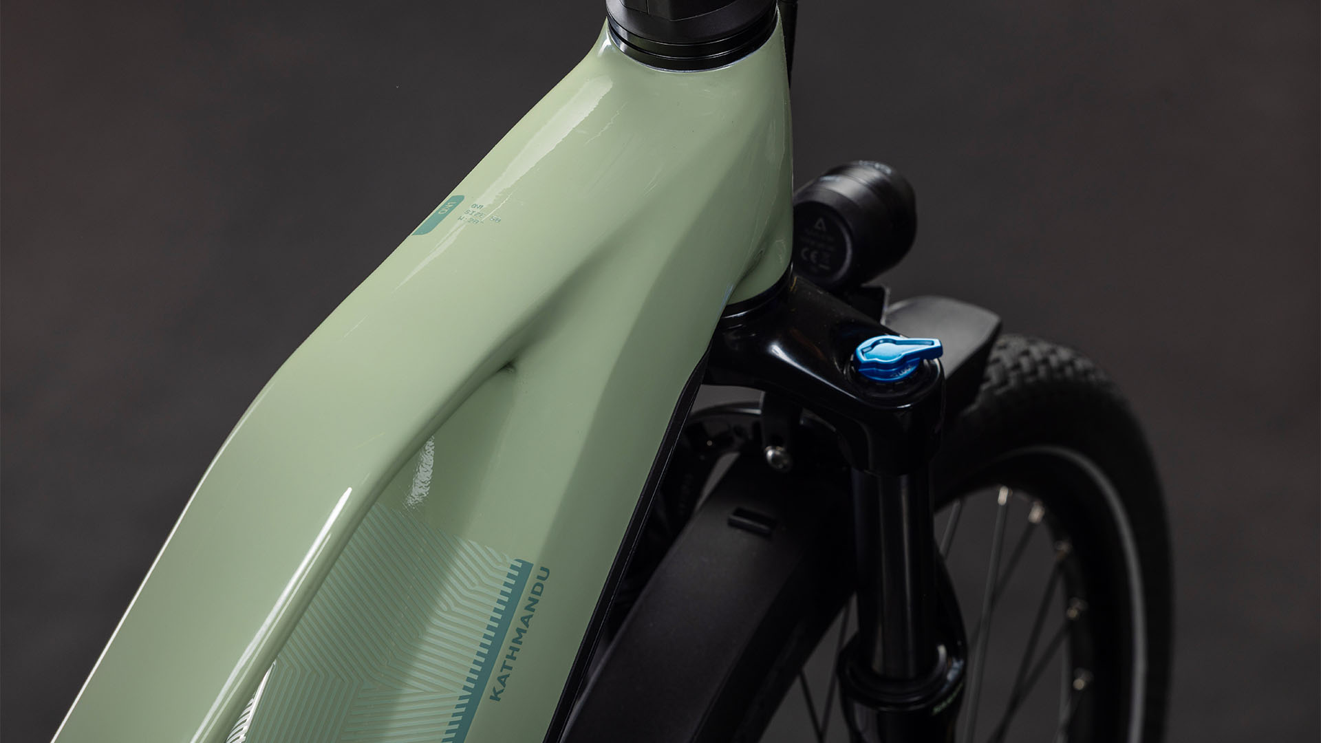 BICICLETA ELECTRICA CUBE KATHMANDU HYBRID ONE 800 TRAPEZE PEA GREEN 2026 46 cm [1]