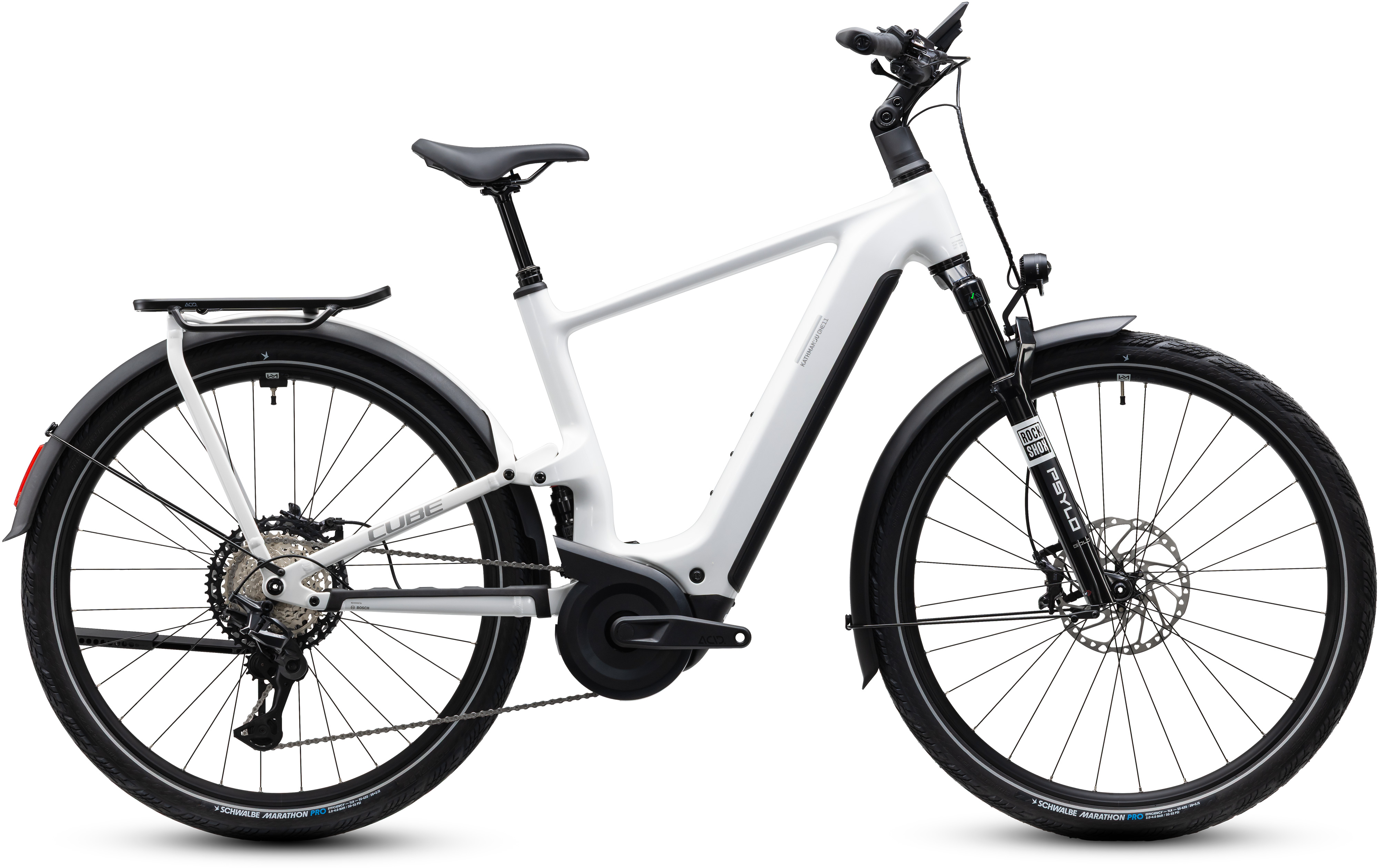 Ciclism - BICICLETA ELECTRICA CUBE KATHMANDU HYBRID ONE11 HPC SLX 800 METALLICWHITE PRIZM 2027 54 cm