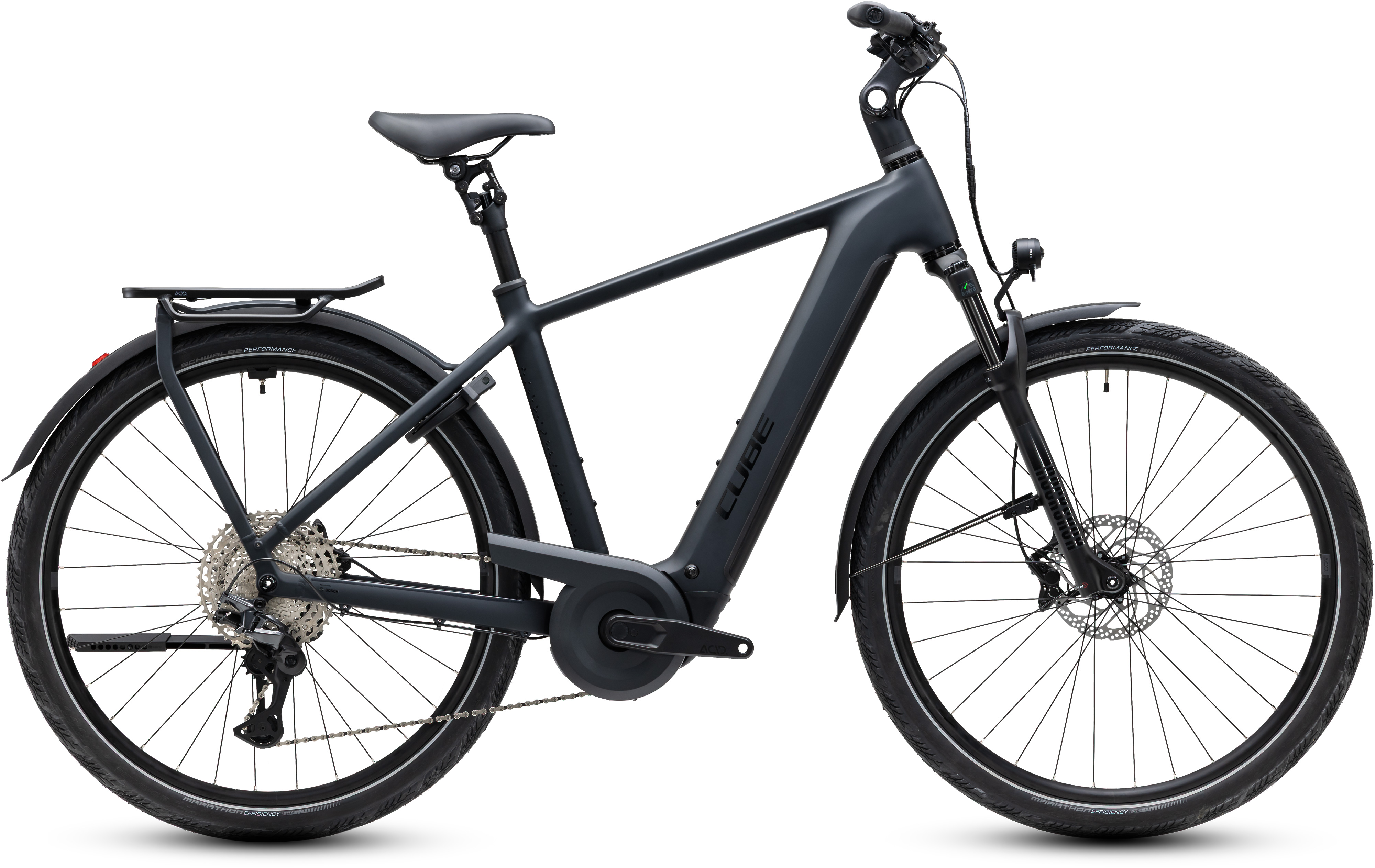 Ciclism - BICICLETA ELECTRICA CUBE KATHMANDU HYBRID PRO 800 COAL BLACK 2027 58 cm