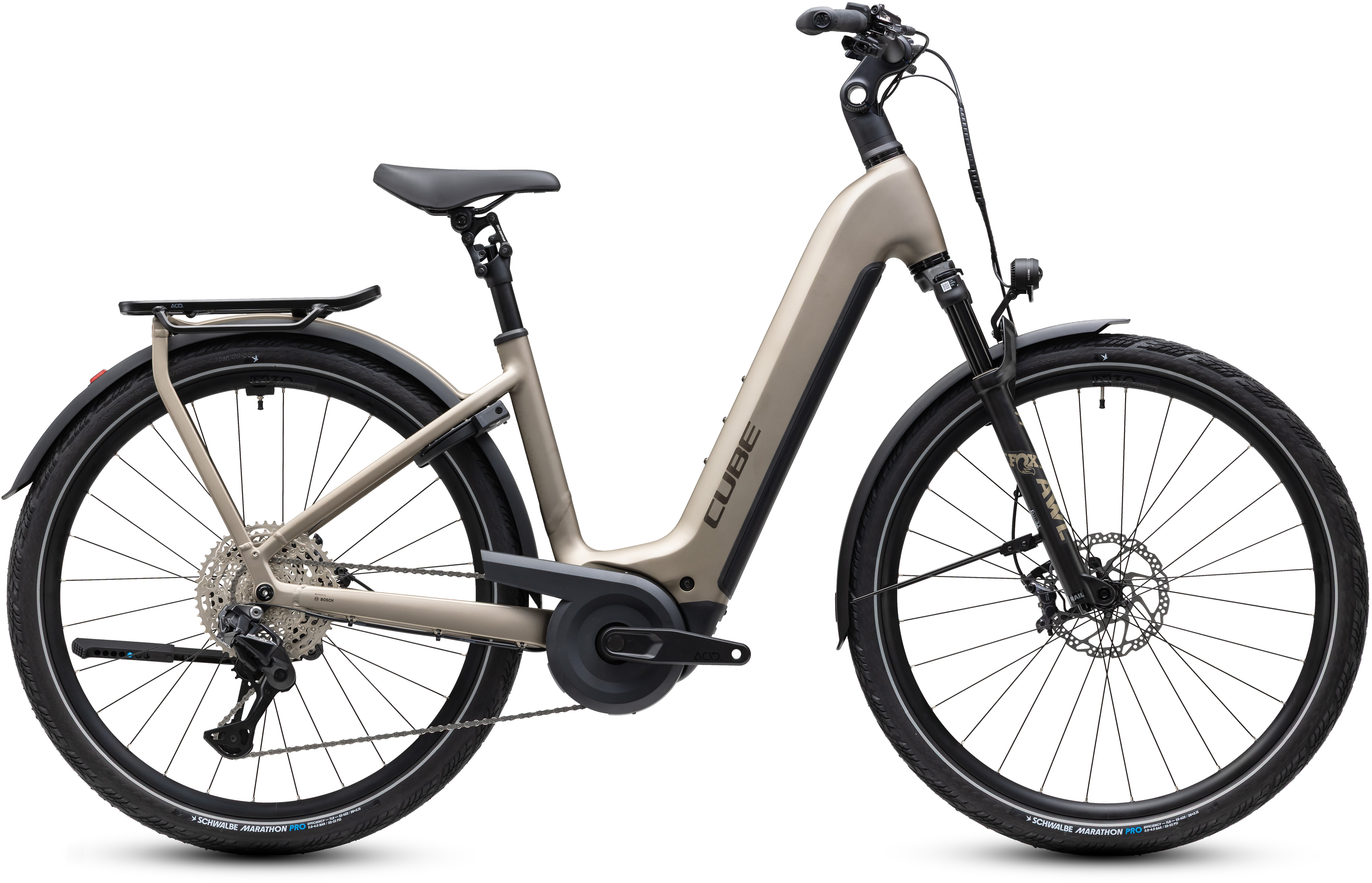 Ciclism - BICICLETA ELECTRICA CUBE KATHMANDU HYBRID SLX 800 EASY ENTRY FLASHSTONE CHROME 2027 46 cm