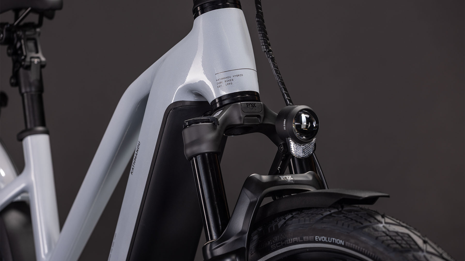 BICICLETA ELECTRICA CUBE KATHMANDU HYBRID SLX 800 TRAPEZE FOGGREY GREY 2026 50 cm [4]