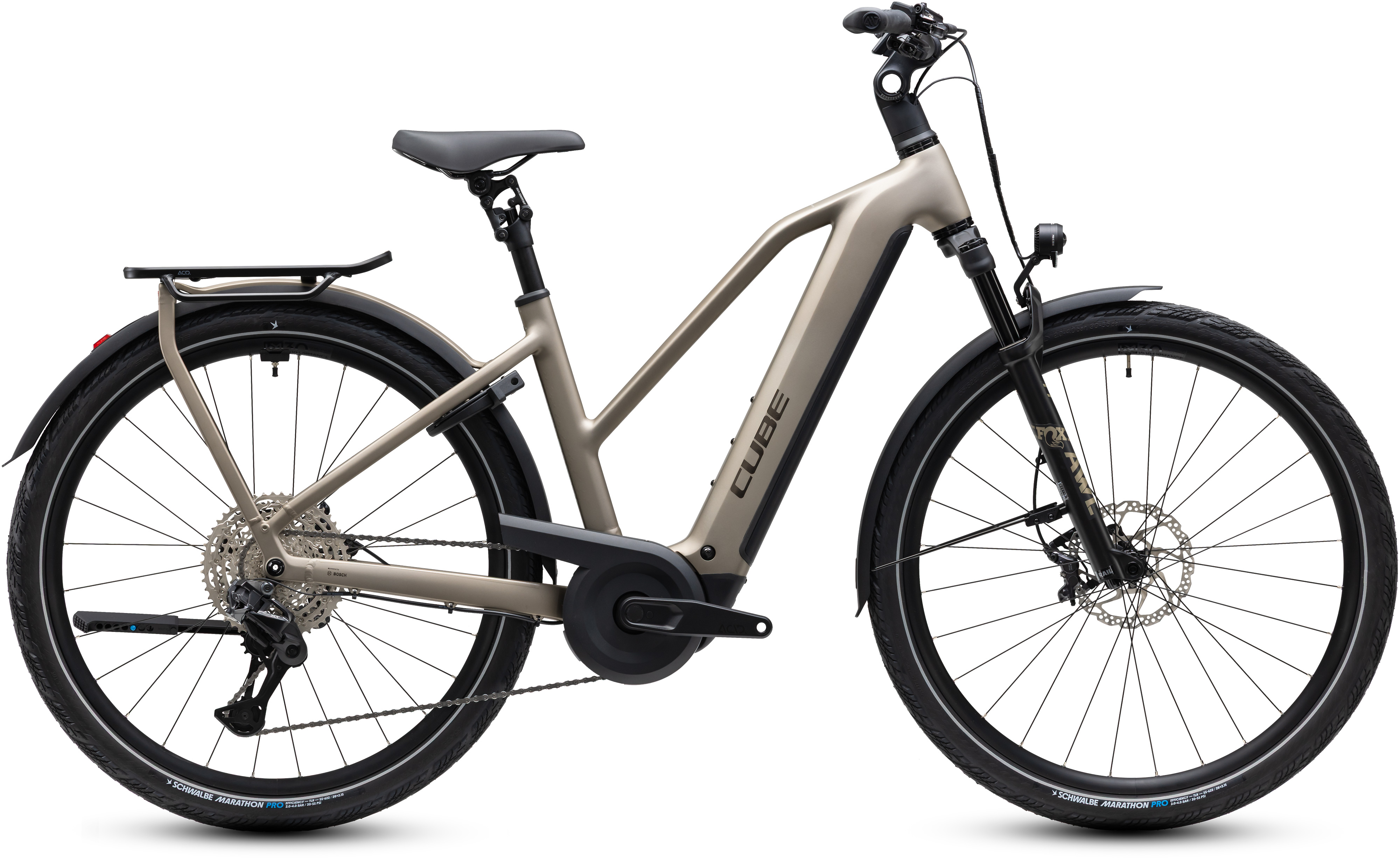 Ciclism - BICICLETA ELECTRICA CUBE KATHMANDU HYBRID SLX 800 TRAPEZE FLASHSTONE CHROME 2027 50 cm