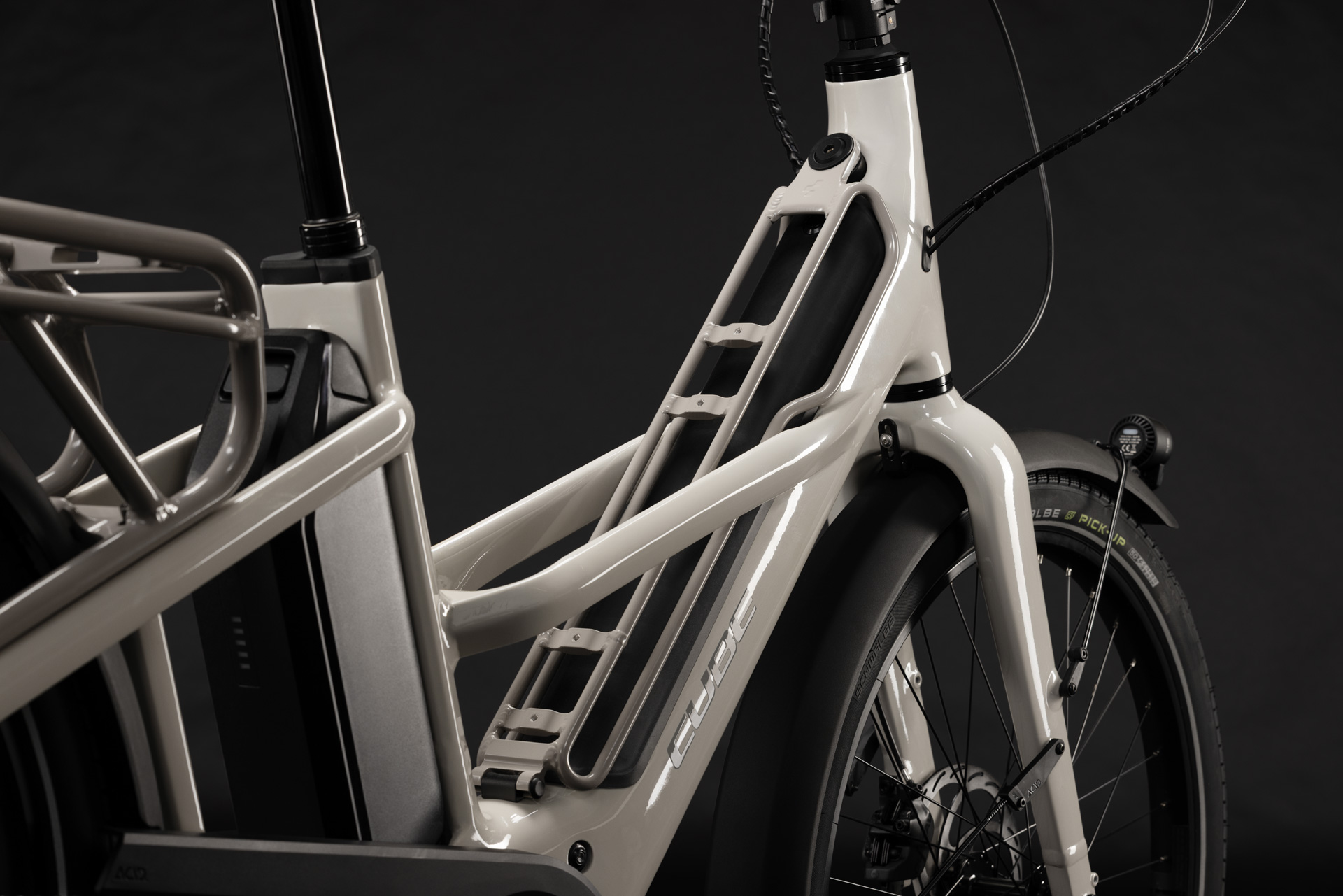 BICICLETA ELECTRICA CUBE LONGTAIL HYBRID 800 GREYBEIGE GREY 2027 One Size [4]