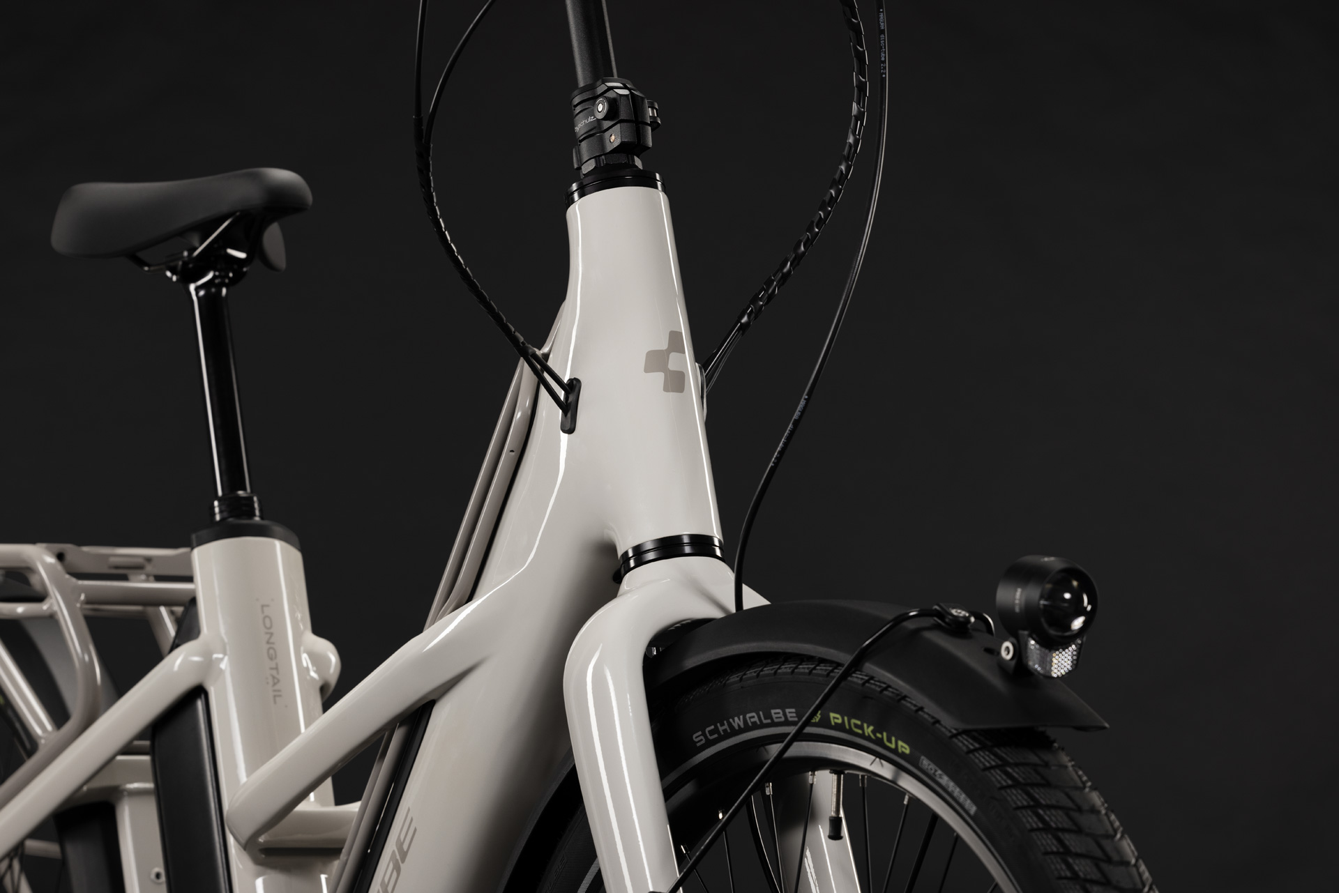 BICICLETA ELECTRICA CUBE LONGTAIL HYBRID 800 GREYBEIGE GREY 2027 One Size [1]