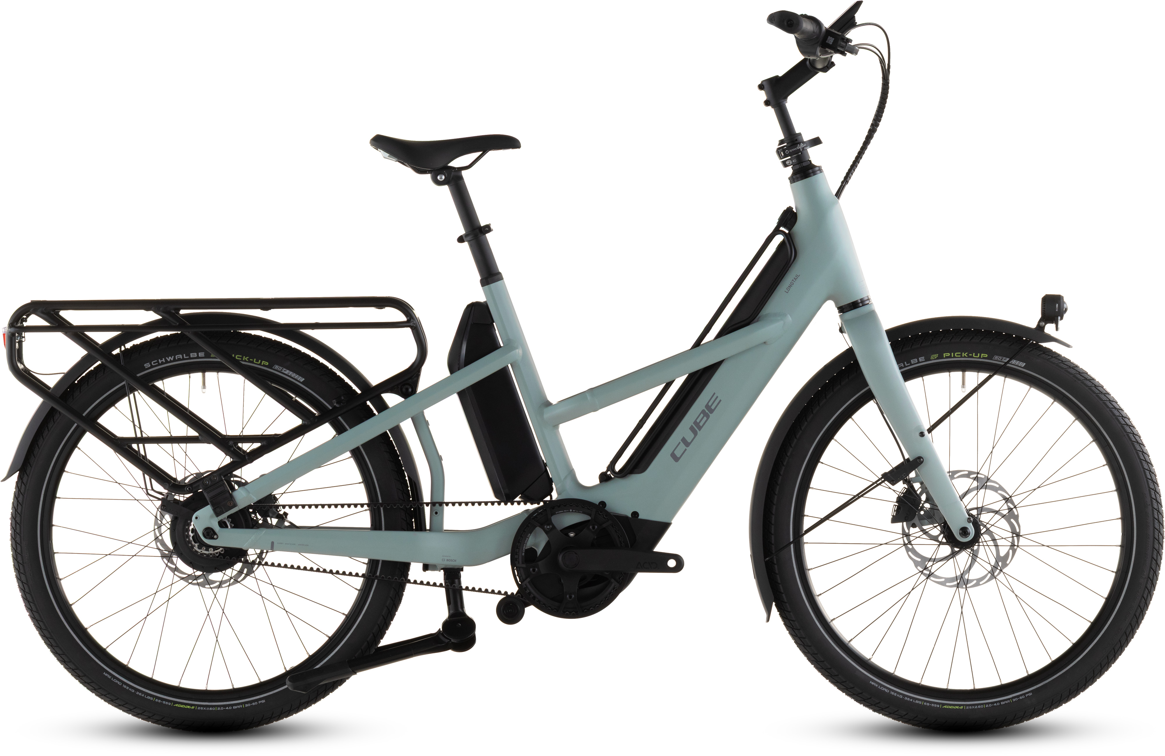 Biciclete electrice - BICICLETA ELECTRICA CUBE LONGTAIL HYBRID COMFORT 800 HAZE REFLEX 2026 One Size