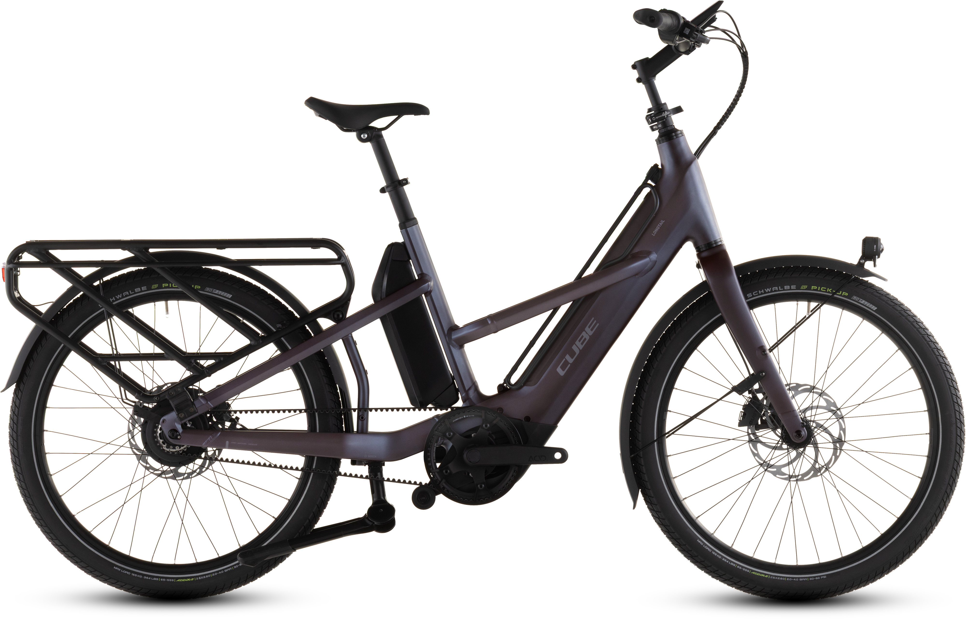 Biciclete electrice - BICICLETA ELECTRICA CUBE LONGTAIL HYBRID COMFORT 800 MINERALGREY REFLEX 2026 One Size