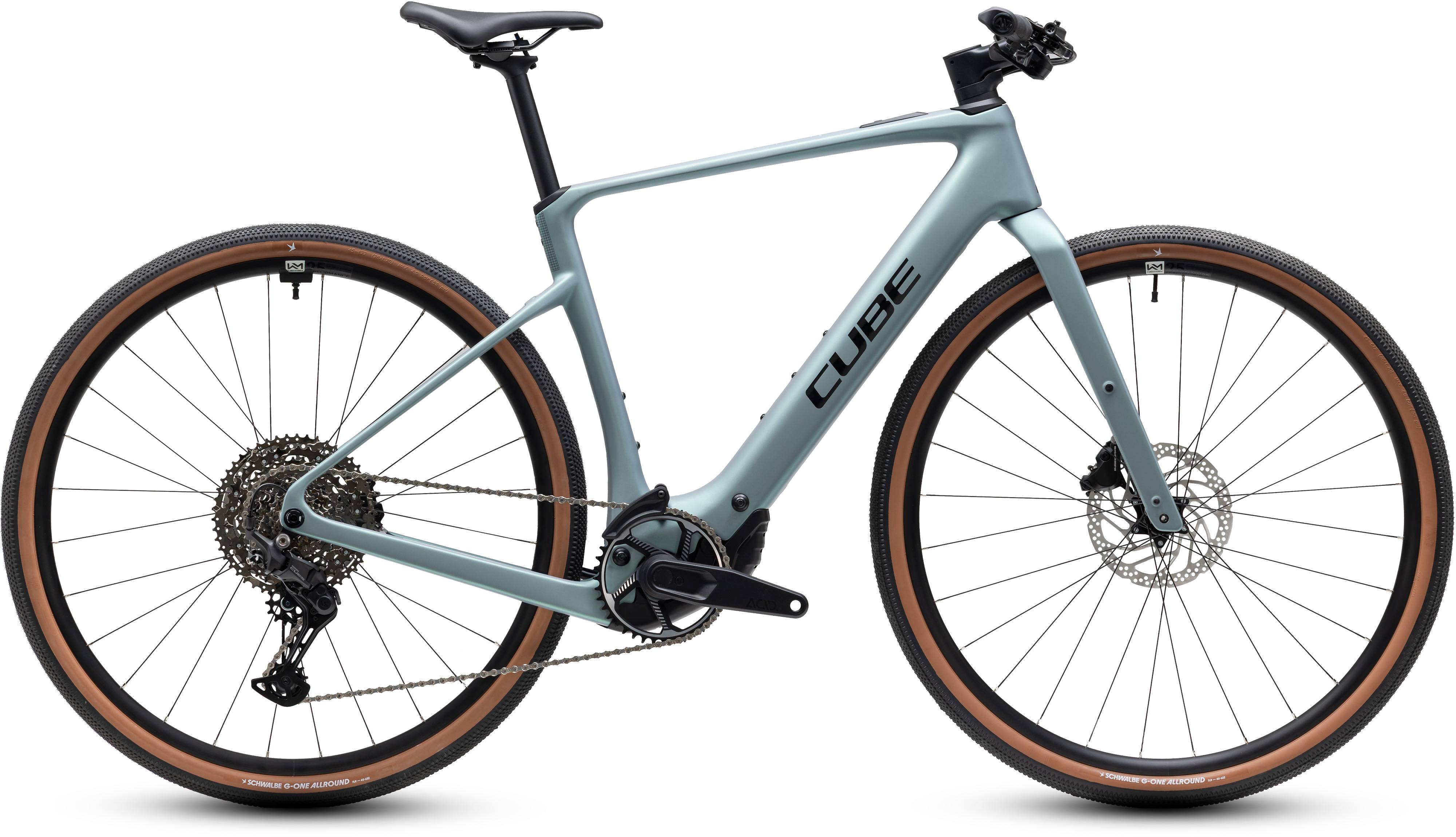 Ciclism - BICICLETA ELECTRICA CUBE NULANE HYBRID C:62 RACE 400X SEAGREY BLACK 2027 L