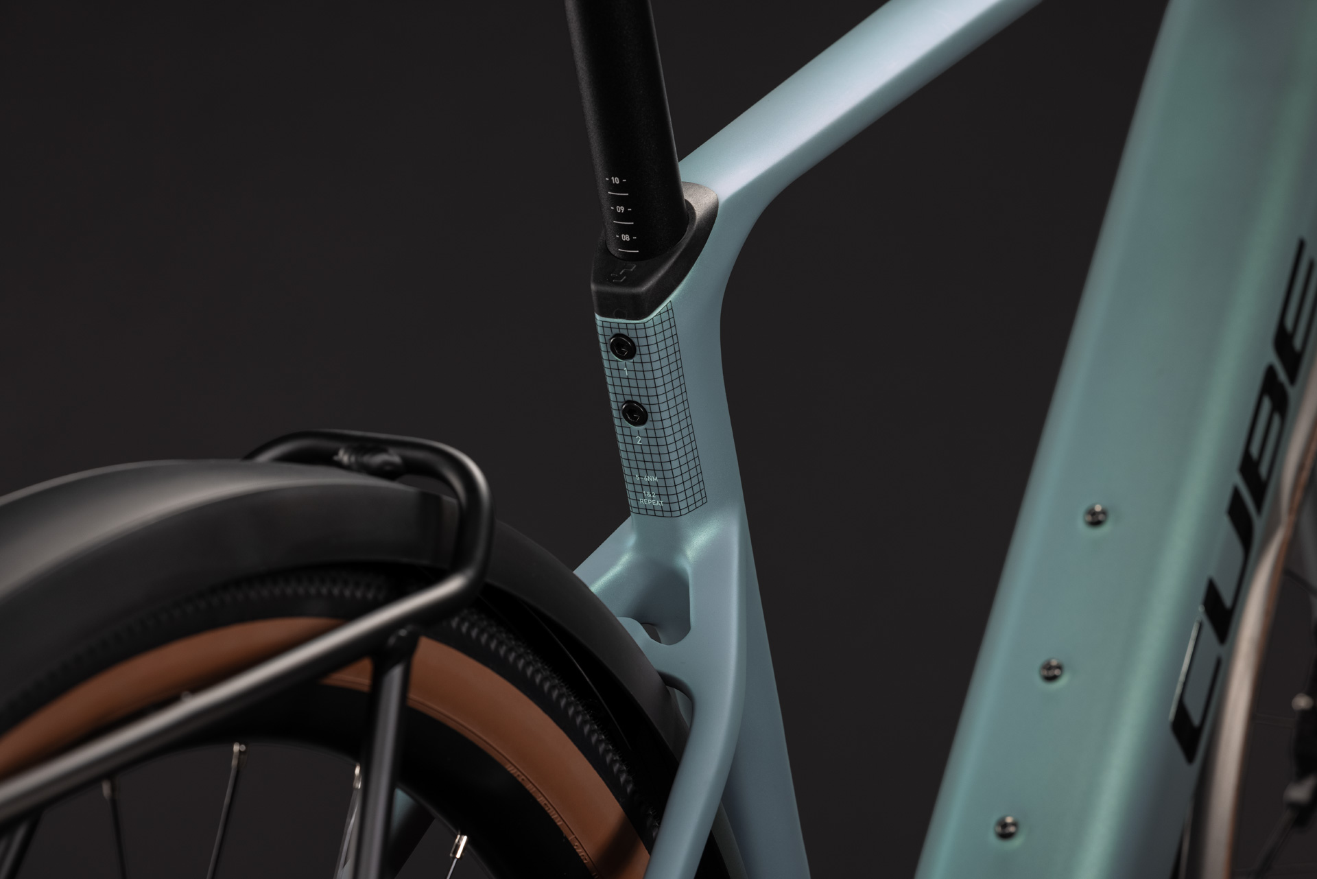 BICICLETA ELECTRICA CUBE NULANE HYBRID C:62 RACE 400X FE SEAGREY BLACK 2027 S [3]