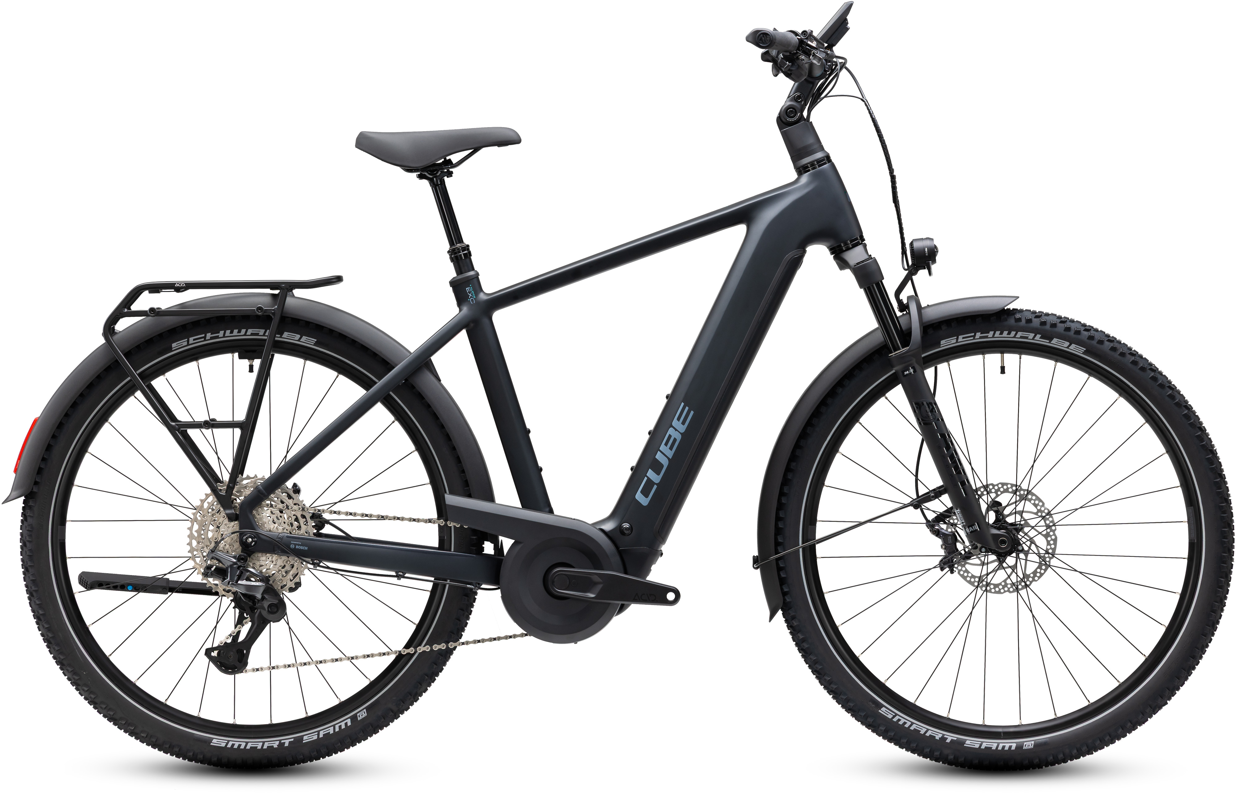 Ciclism - BICICLETA ELECTRICA CUBE NURIDE HYBRID EXC 800 COAL CHROME 2027 58 cm