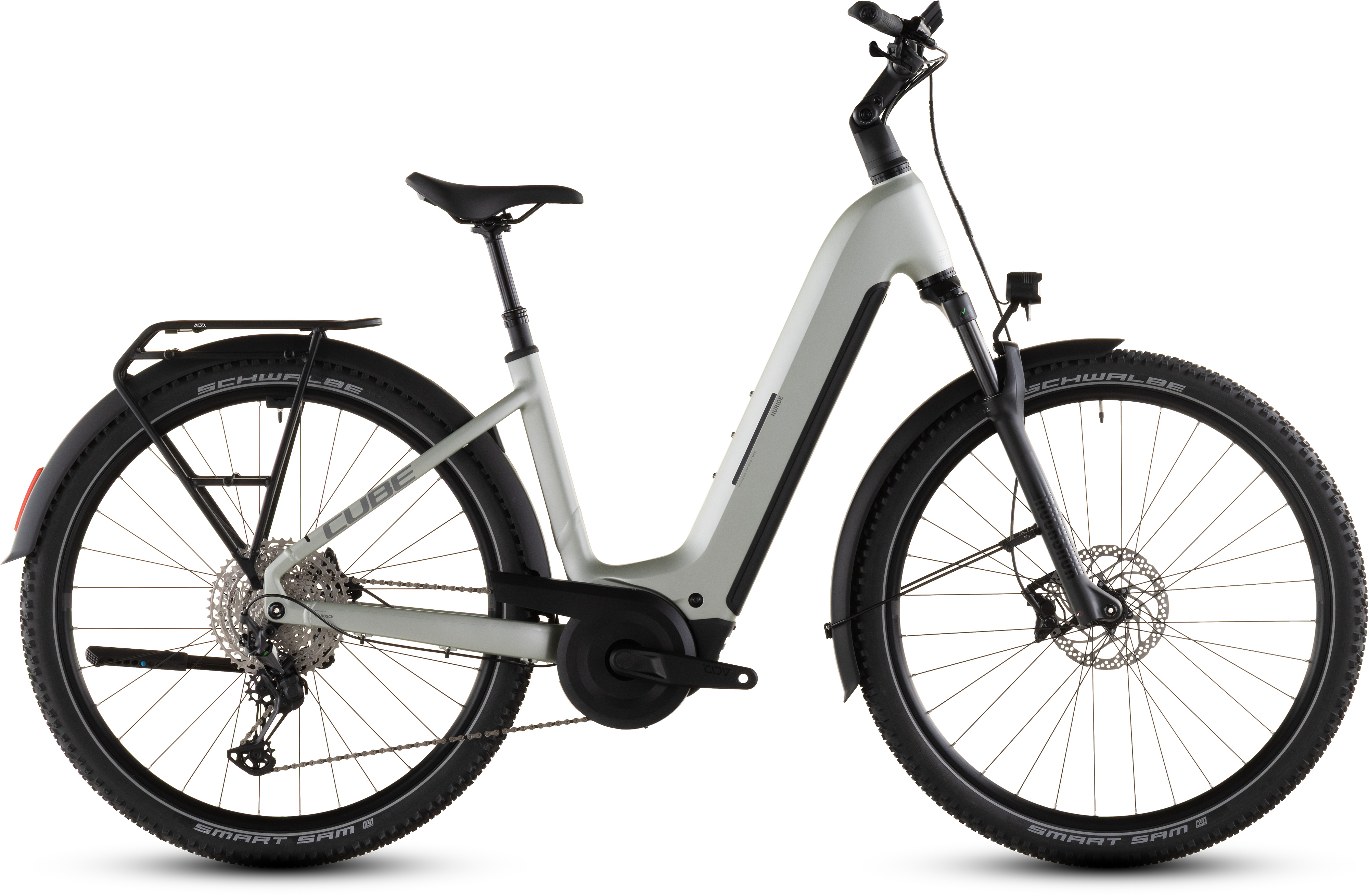 Ciclism - BICICLETA ELECTRICA CUBE NURIDE HYBRID EXC 800 EASY ENTRY LEMONGRASS REFLEX 2026 58cm