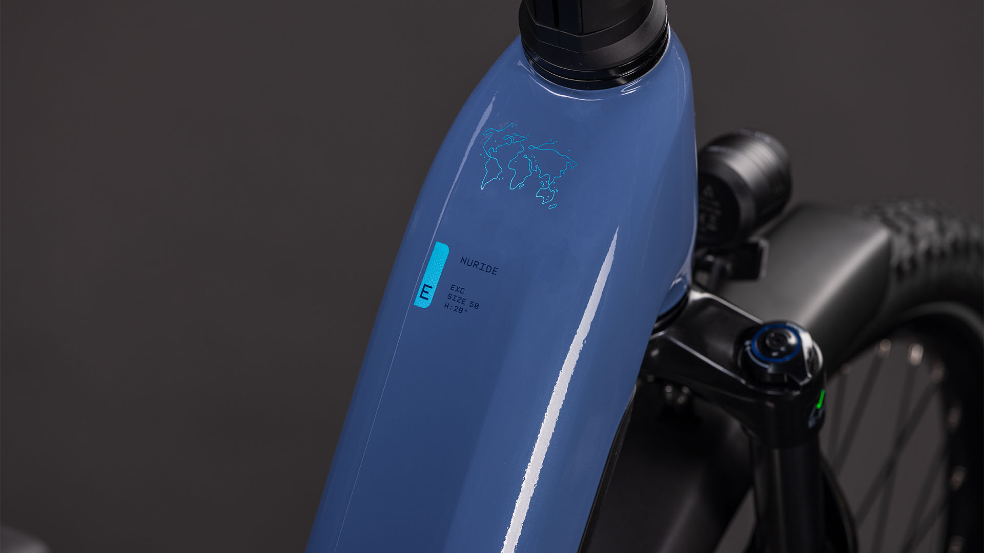 BICICLETA ELECTRICA CUBE NURIDE HYBRID EXC 800 EASY ENTRY JEANSBLUE BLUE 2026 50 cm [1]