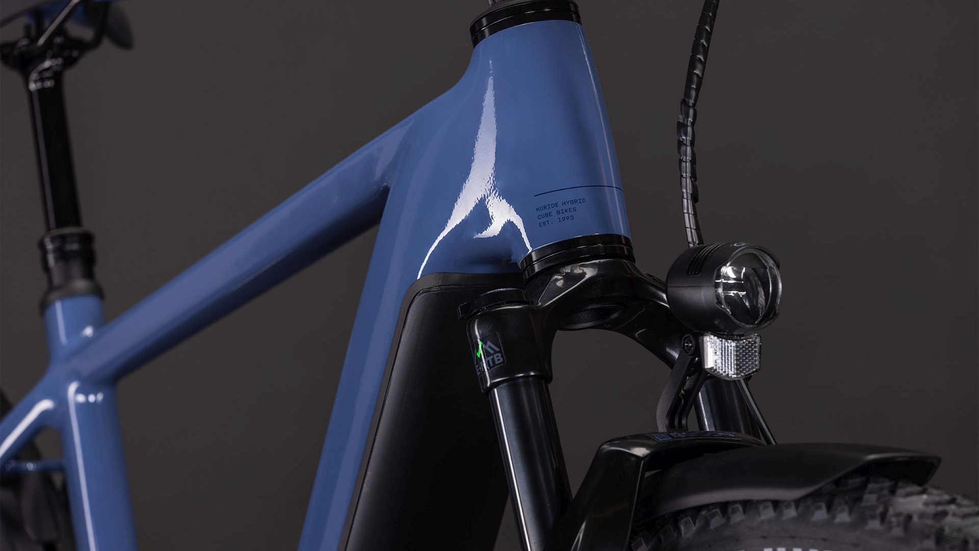 BICICLETA ELECTRICA CUBE NURIDE HYBRID EXC 800 JEANSBLUE BLUE 2026 62 cm [4]