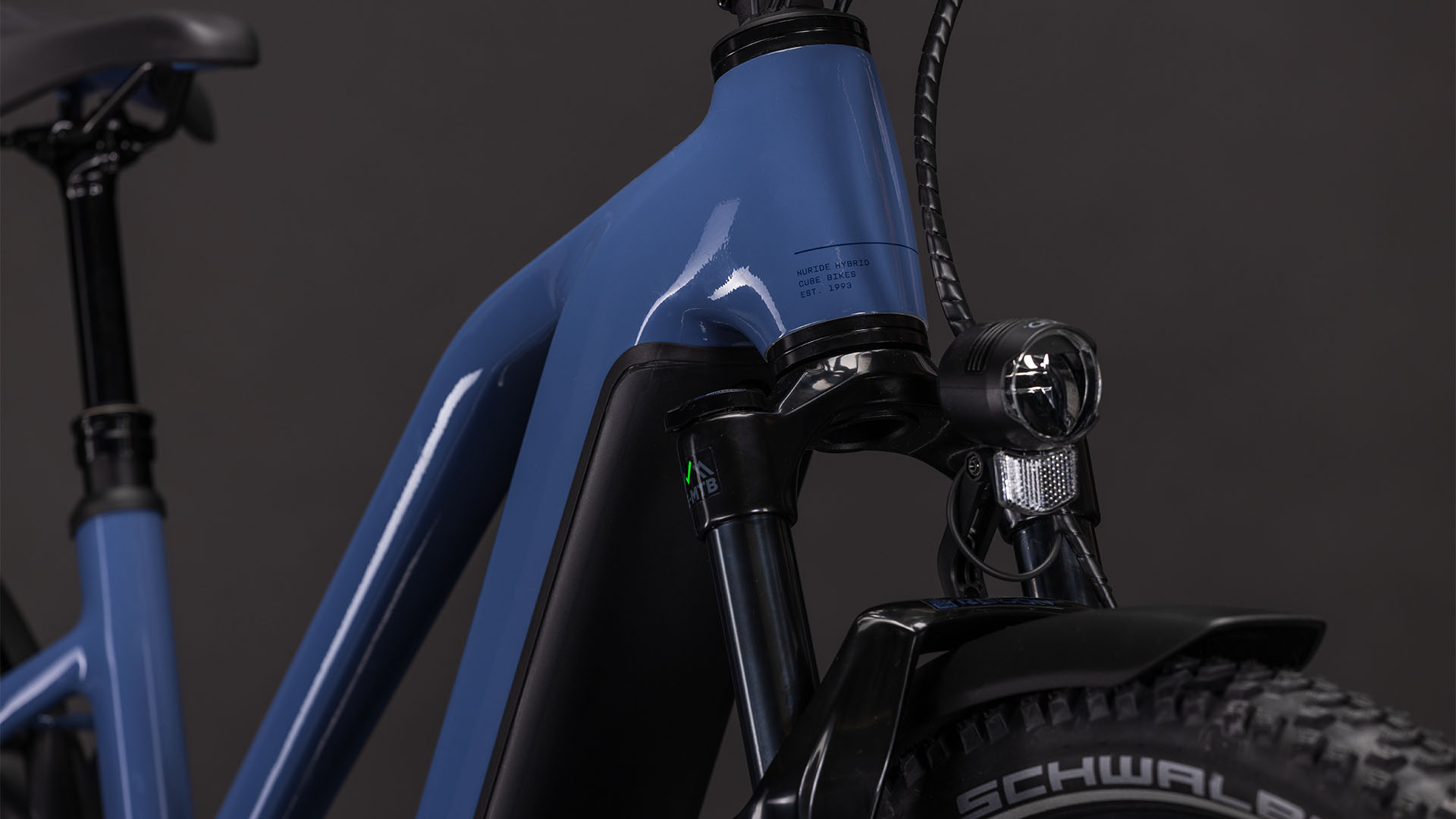 BICICLETA ELECTRICA CUBE NURIDE HYBRID EXC 800 TRAPEZE JEANSBLUE BLUE 2026 46 cm [4]