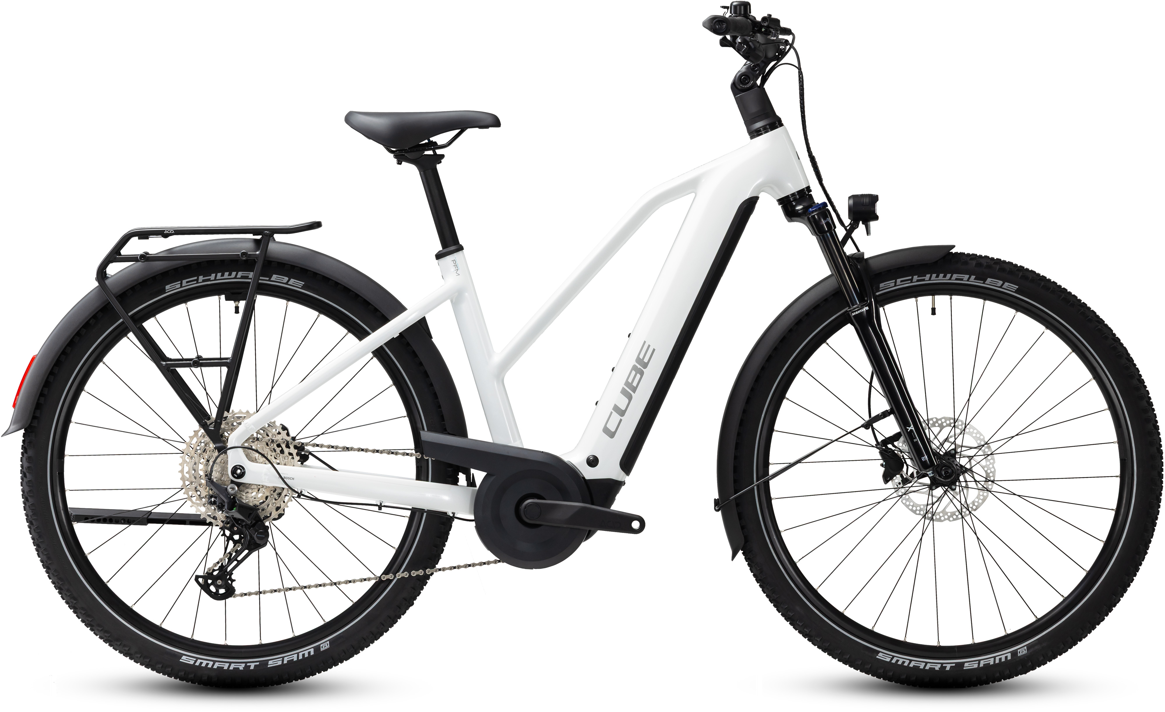 Ciclism - BICICLETA ELECTRICA CUBE NURIDE HYBRID PERFORMANCE 720 TRAPEZE METALLICWHITE GREY 2027 58 cm
