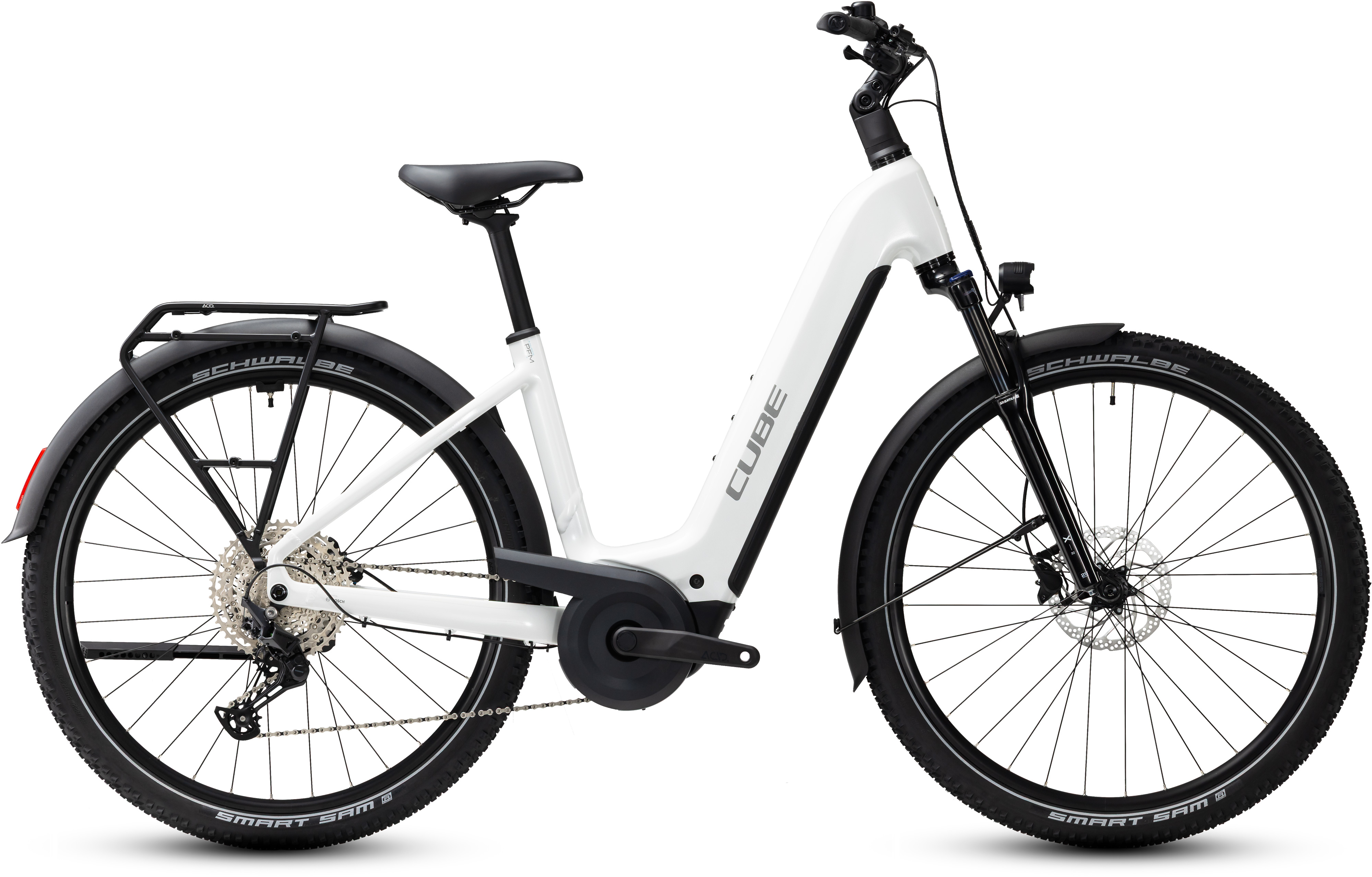 Ciclism - BICICLETA ELECTRICA CUBE NURIDE HYBRID PERFORMANCE 720 EASY ENTRY METALLICWHITE GREY 2027 58 cm