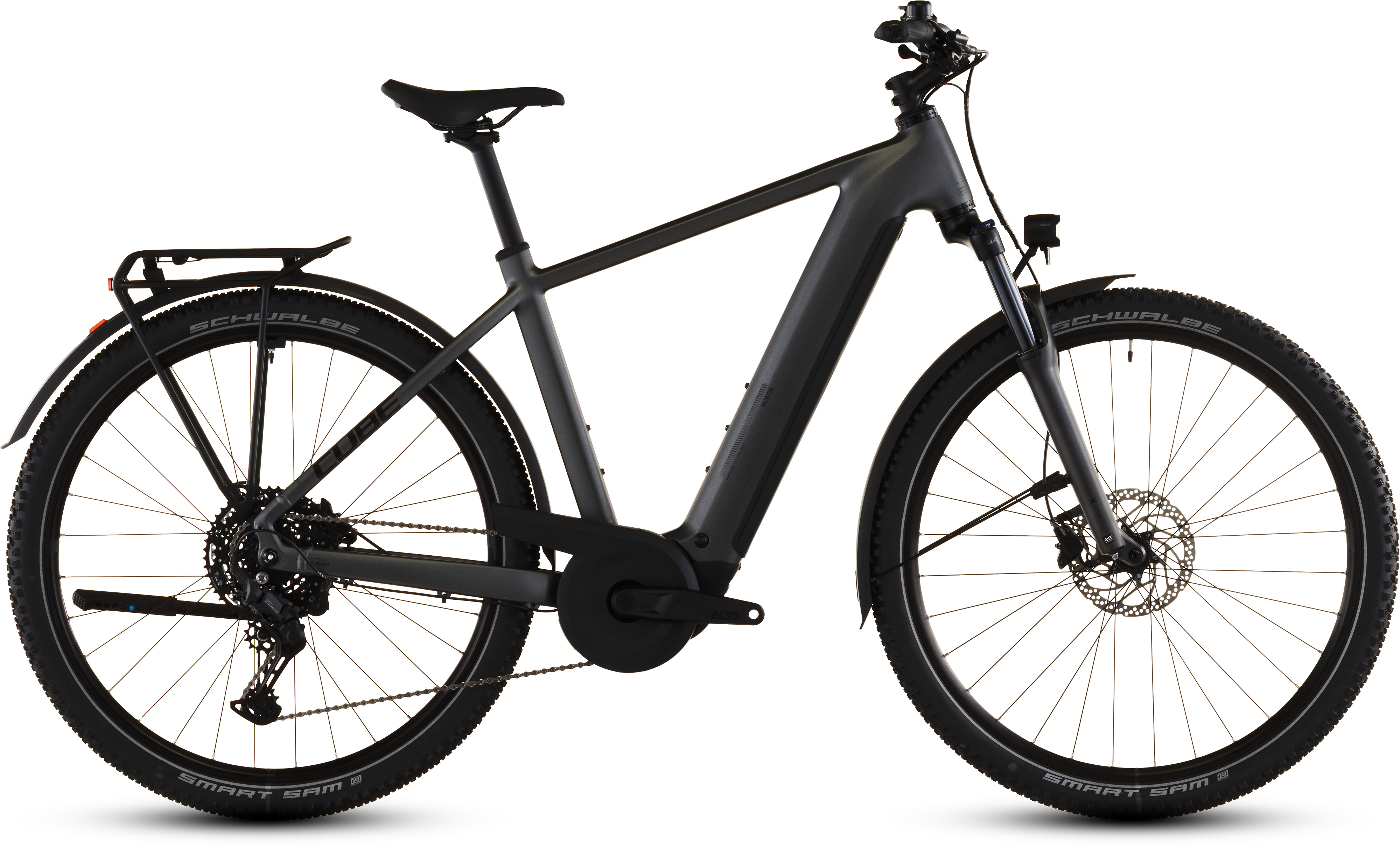 Ciclism - BICICLETA ELECTRICA CUBE NURIDE HYBRID PERFORMANCE 600 SLABGREY BLACK 2026 50 cm