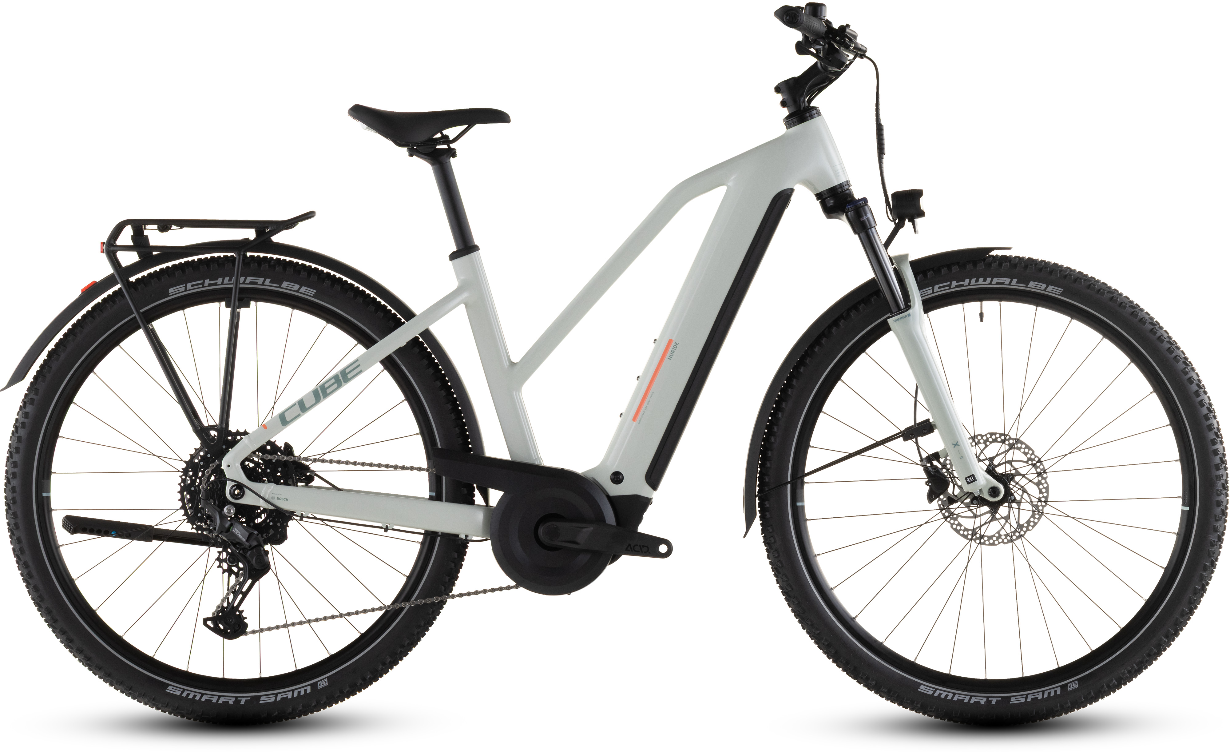 Ciclism - BICICLETA ELECTRICA CUBE NURIDE HYBRID PERFORMANCE 600 TRAPEZE DESERTSTONE GREY 2026 58cm