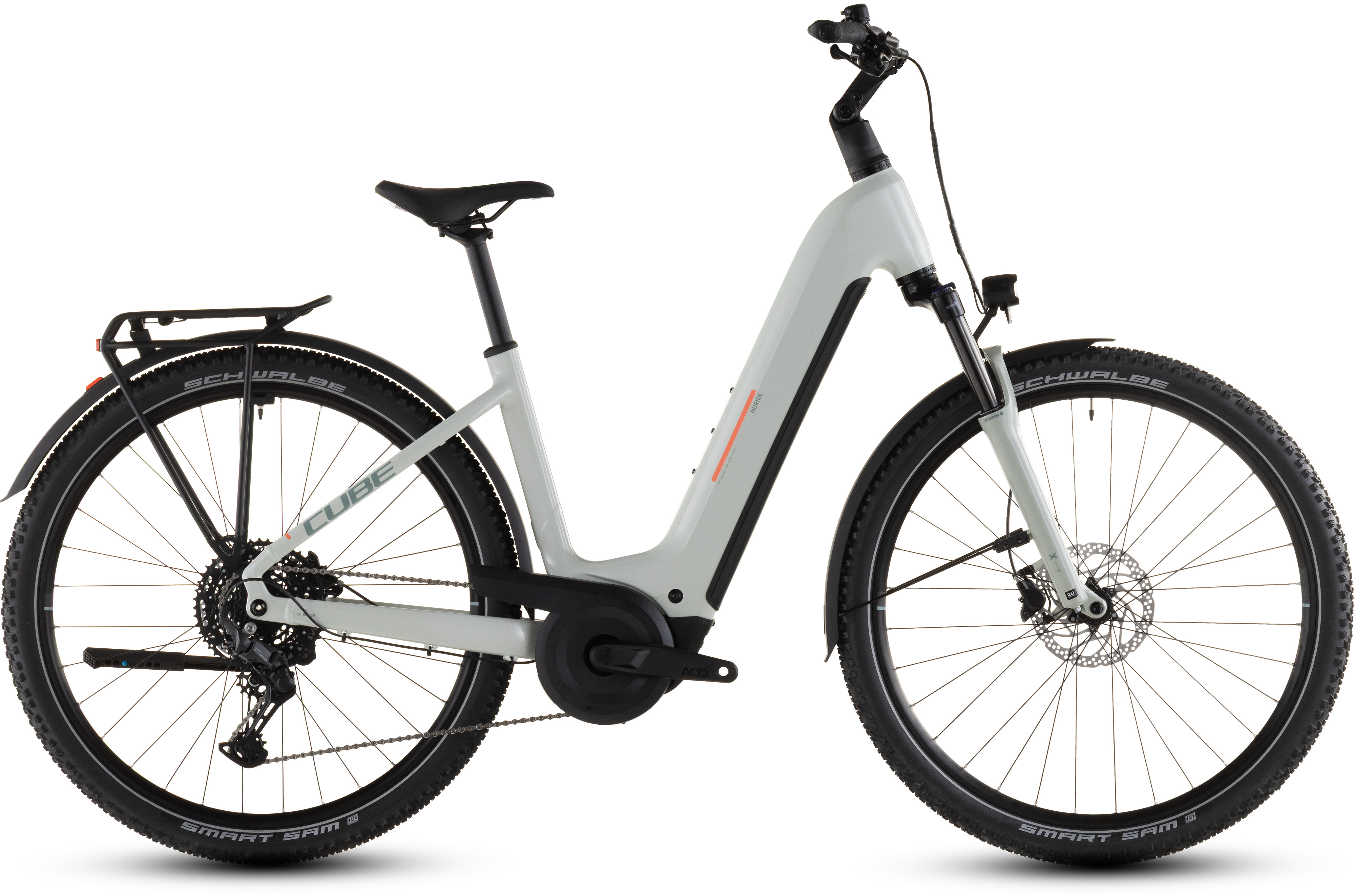 Ciclism - BICICLETA ELECTRICA CUBE NURIDE HYBRID PERFORMANCE 600 EASY ENTRY DESERTSTONE GREY 2026 50 cm