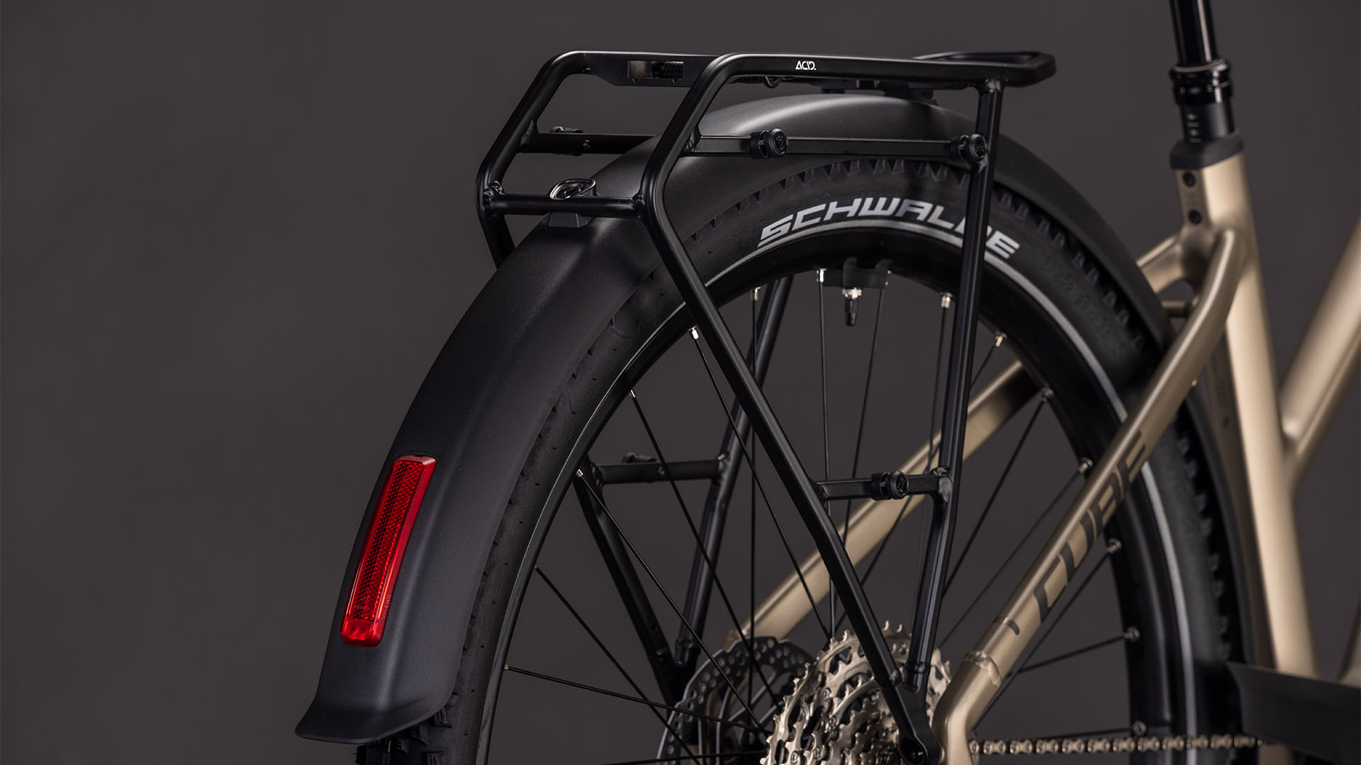 BICICLETA ELECTRICA CUBE NURIDE HYBRID PRO 600 TRAPEZE FLASHSTONE CHROME 2026 58cm [3]