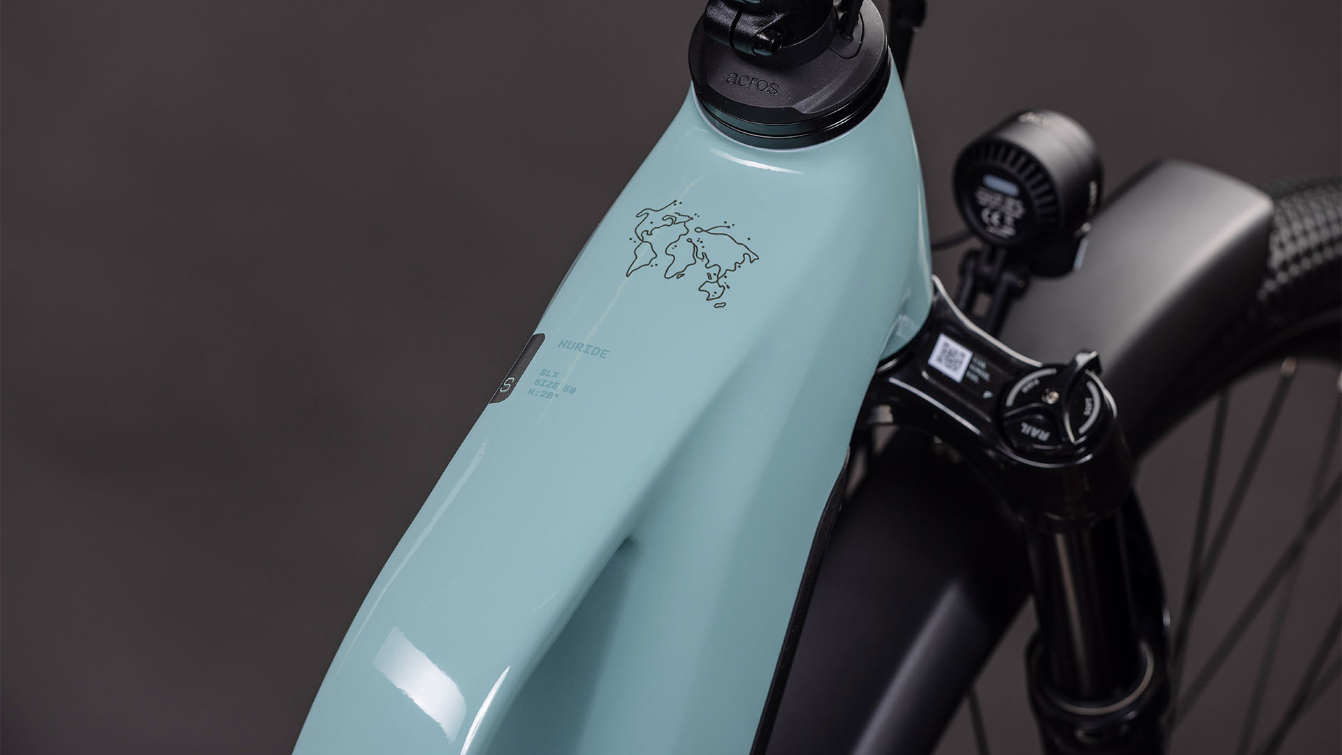 BICICLETA ELECTRICA CUBE NURIDE HYBRID SLX 800 TRAPEZE SKYLIGHT ARUBABLUE 2026 54 cm [1]