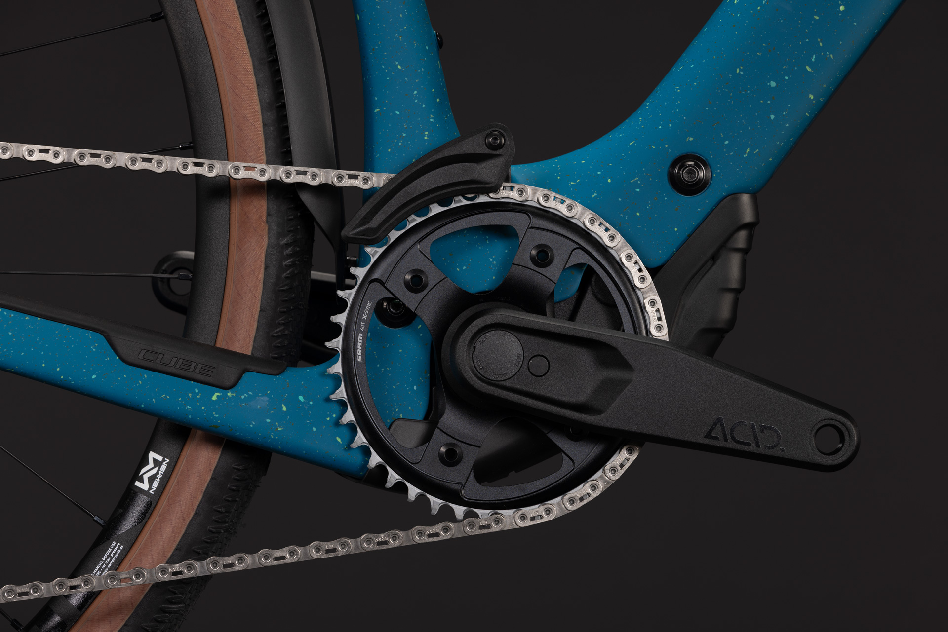 BICICLETA ELECTRICA CUBE NUROAD HYBRID C:62 EXC 400X FE TROPICALTEAL BLACK 2027 L [4]