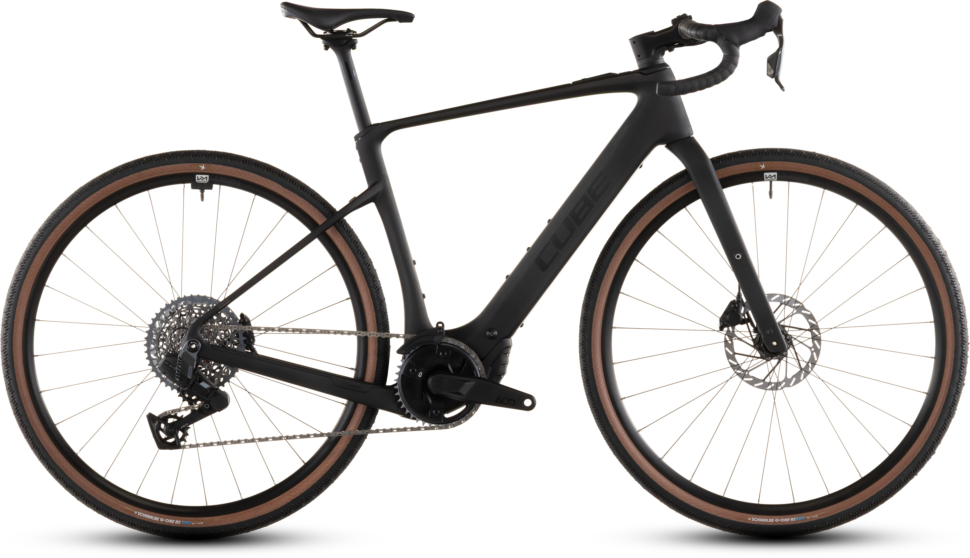 Biciclete electrice - BICICLETA ELECTRICA CUBE NUROAD HYBRID C:62 EXC 400X BLACKLINE 2026 XL