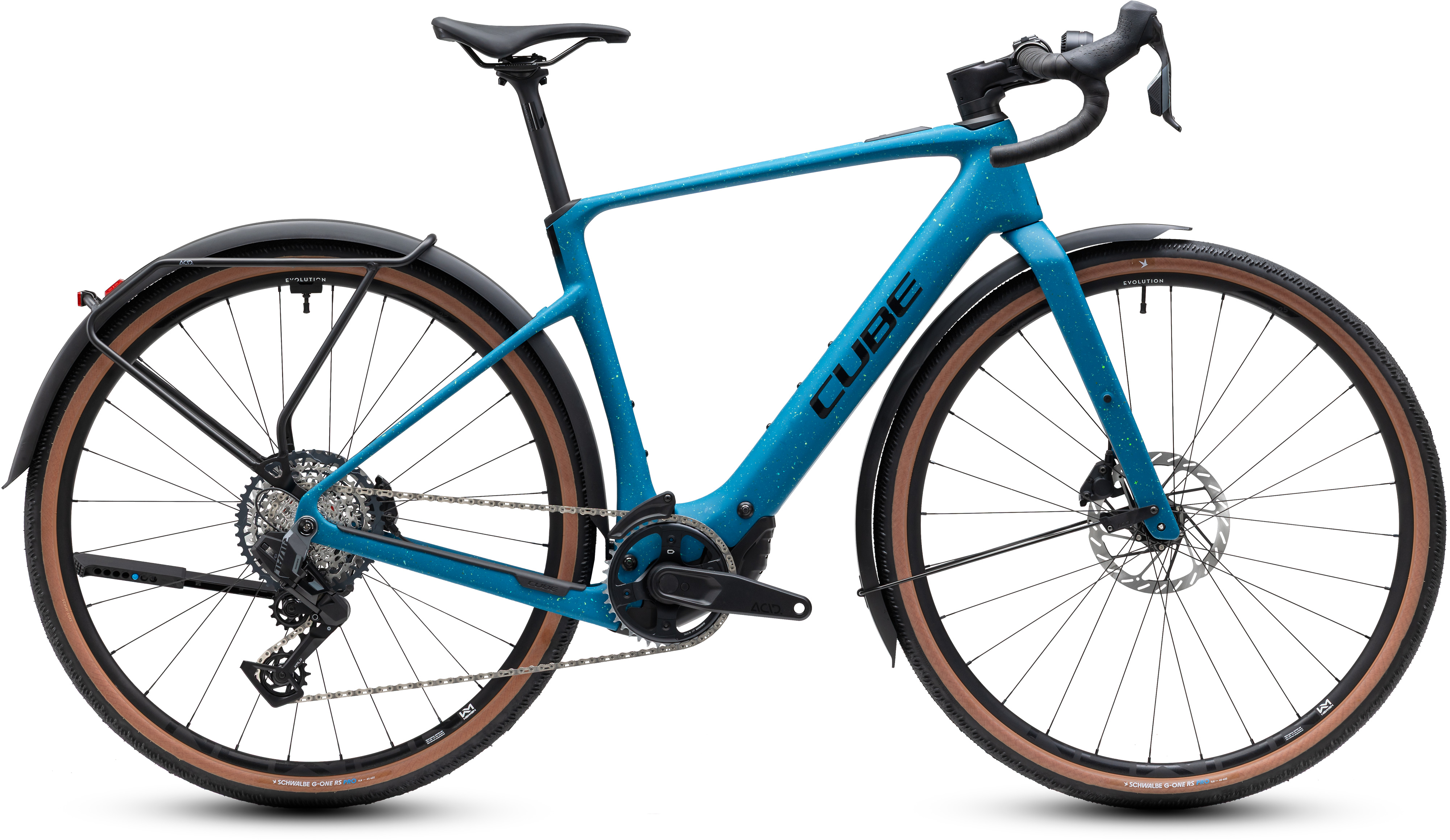 Ciclism - BICICLETA ELECTRICA CUBE NUROAD HYBRID C:62 EXC 400X FE TROPICALTEAL BLACK 2027 XL