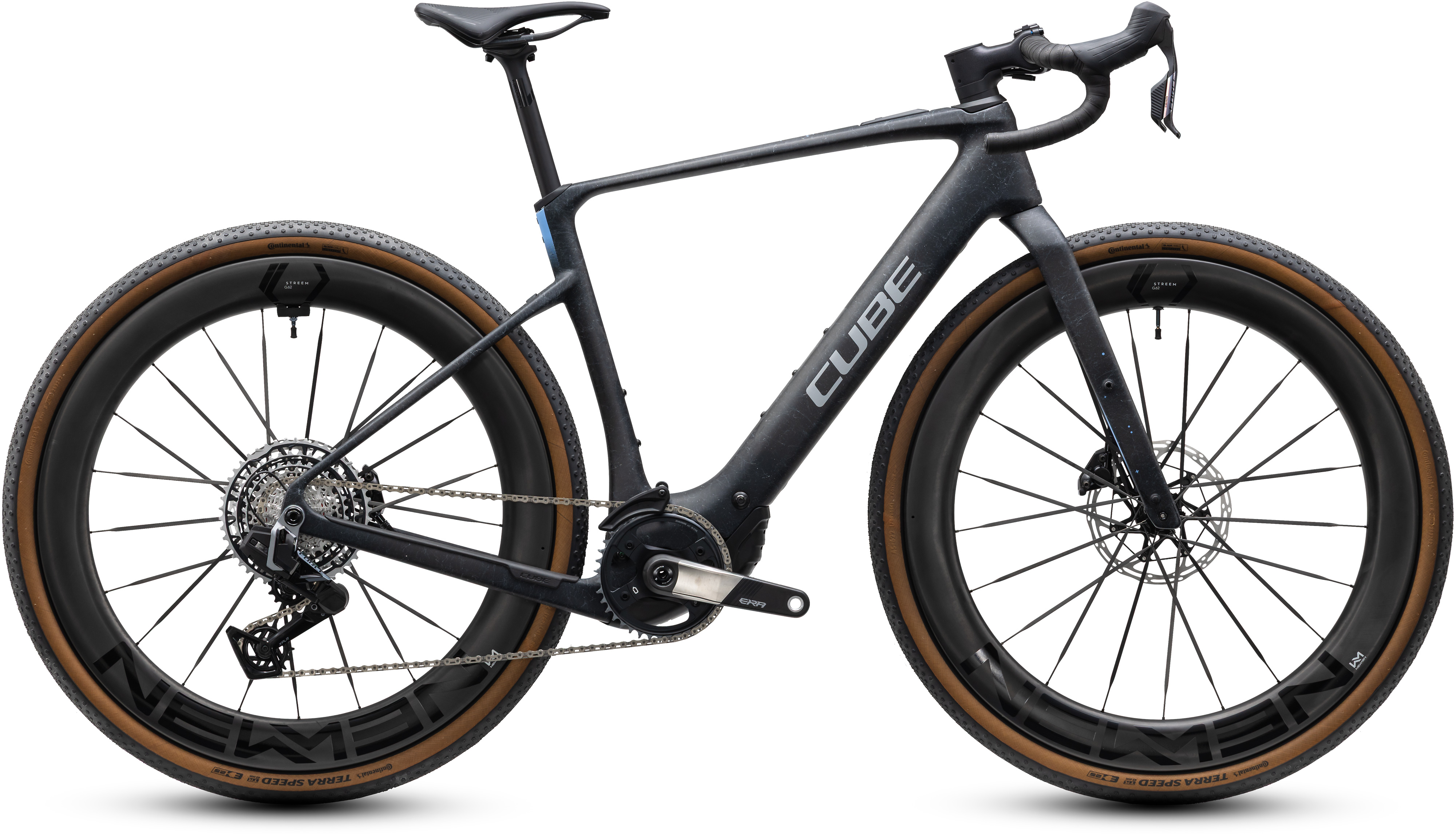 Ciclism - BICICLETA ELECTRICA CUBE NUROAD HYBRID C:62 SLT 400X ONYXFIBRE BLUE 2027 S