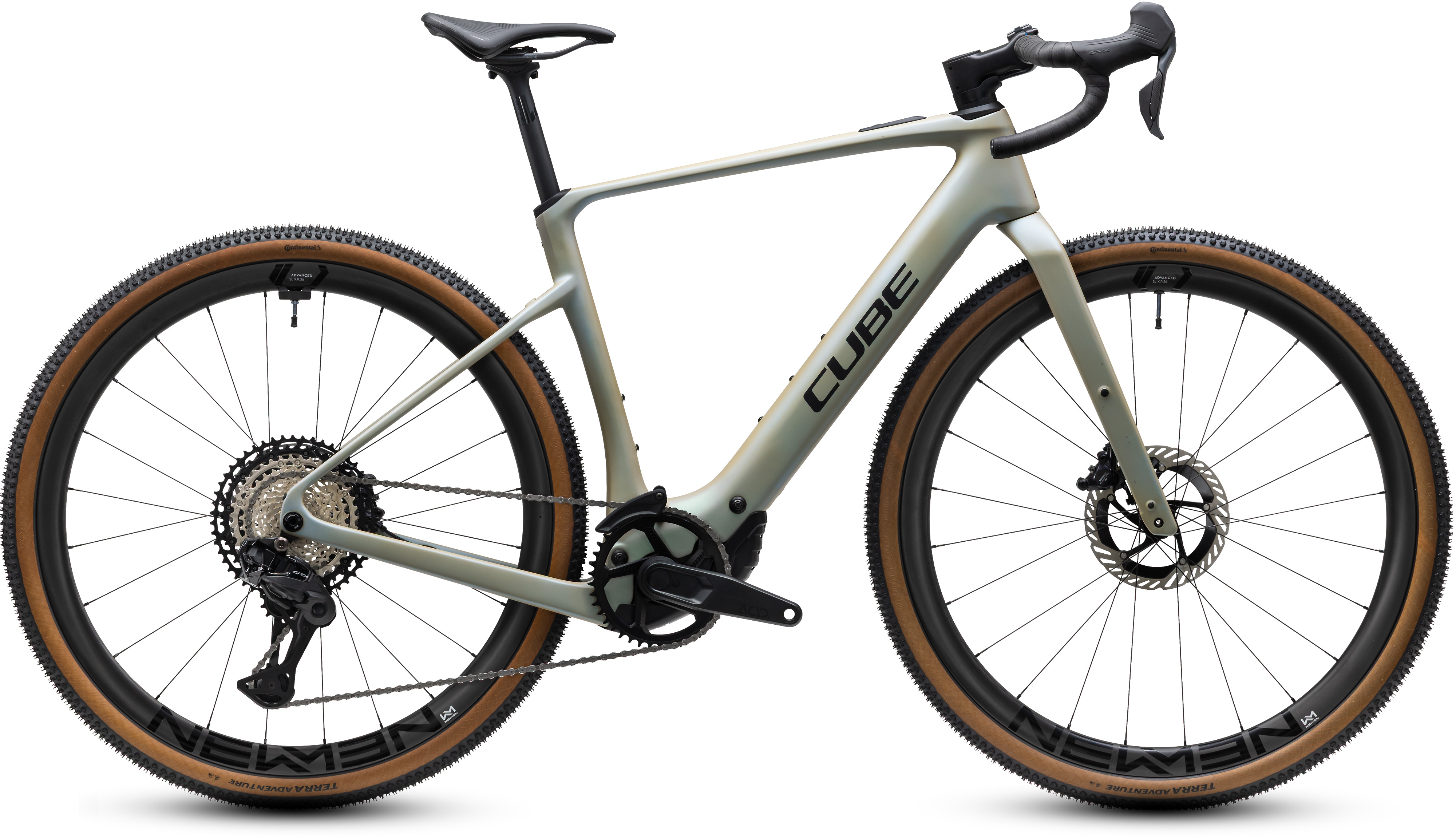 Ciclism - BICICLETA ELECTRICA CUBE NUROAD HYBRID C:62 SLX 400X GLINTSAND BLACK 2027 M