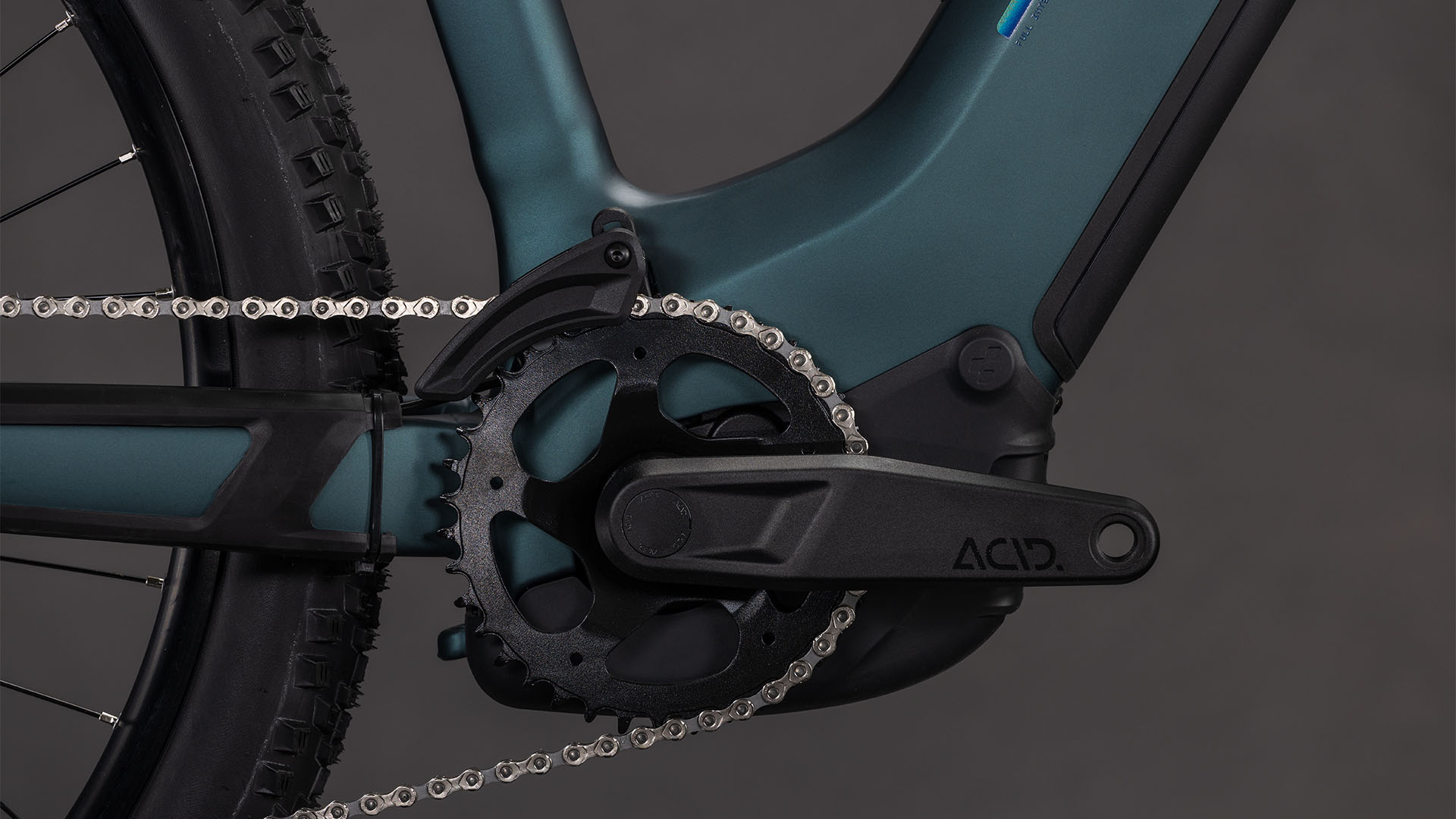 BICICLETA ELECTRICA CUBE REACTION HYBRID ONE 600 EASY ENTRY ROYALGREEN PRISM 2026 cadru L (20") - roti 29 [4]