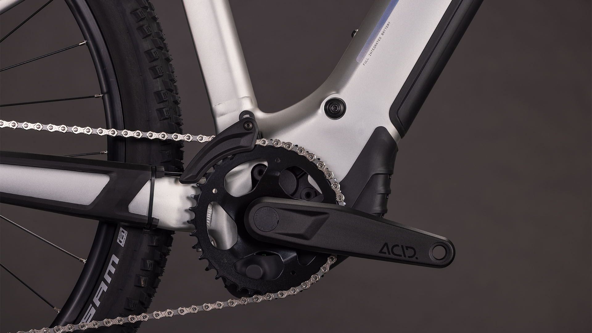 BICICLETA ELECTRICA CUBE REACTION HYBRID ONE 600 SLEEKGREY PRISM 2026 cadru XL (22") - roti 29 [4]