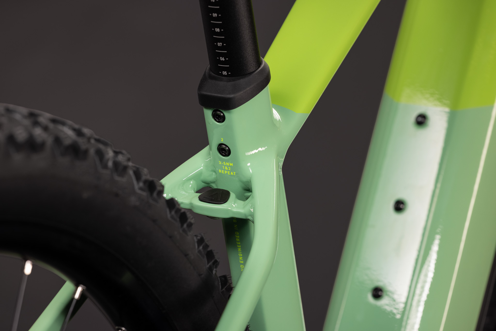 BICICLETA ELECTRICA CUBE REACTION HYBRID ONE 720  CACTUS BLACK 2027 cadru S (16") - roti 27.5 [3]