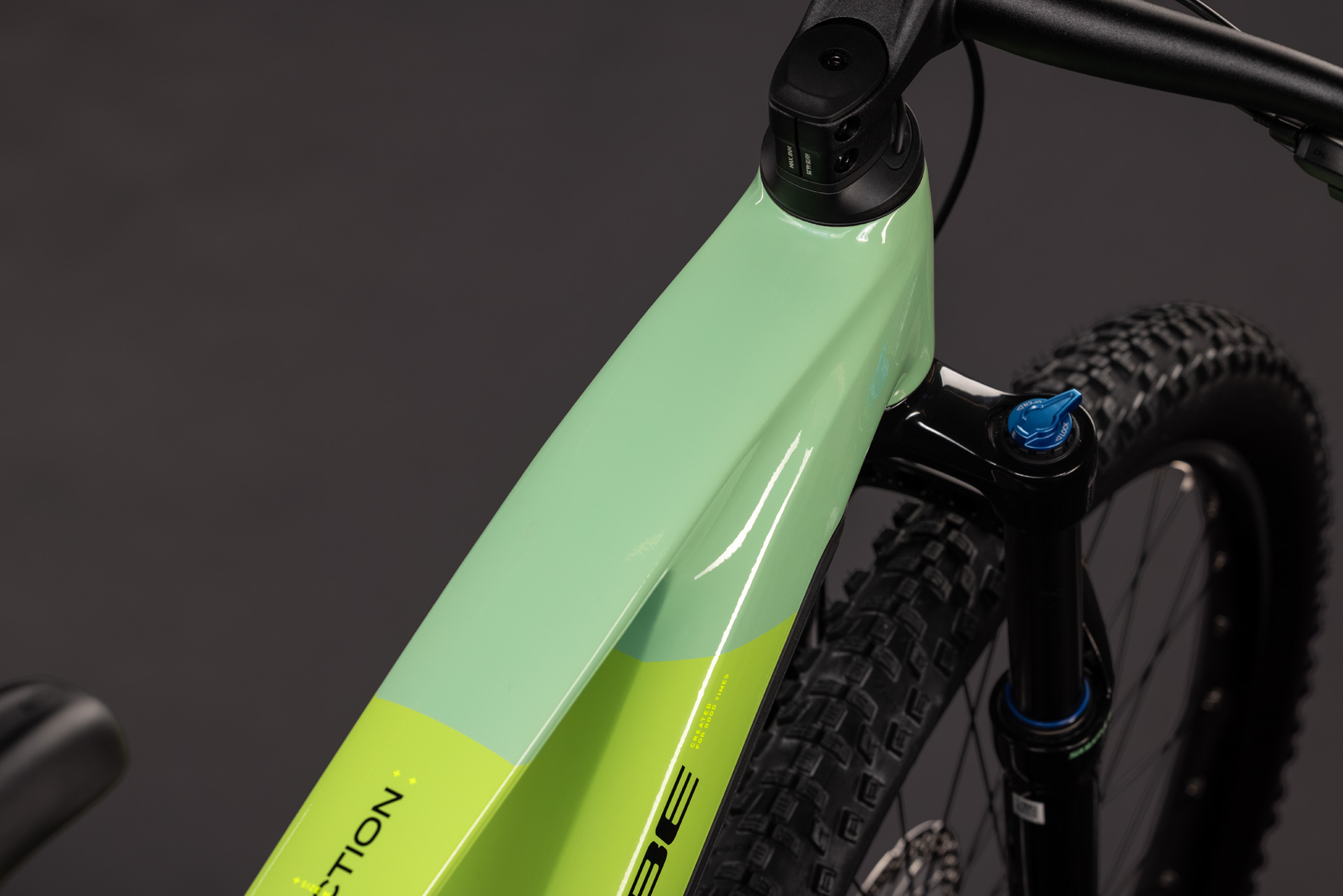 BICICLETA ELECTRICA CUBE REACTION HYBRID ONE 720  CACTUS BLACK 2027 cadru XL (22") - roti 29 [1]