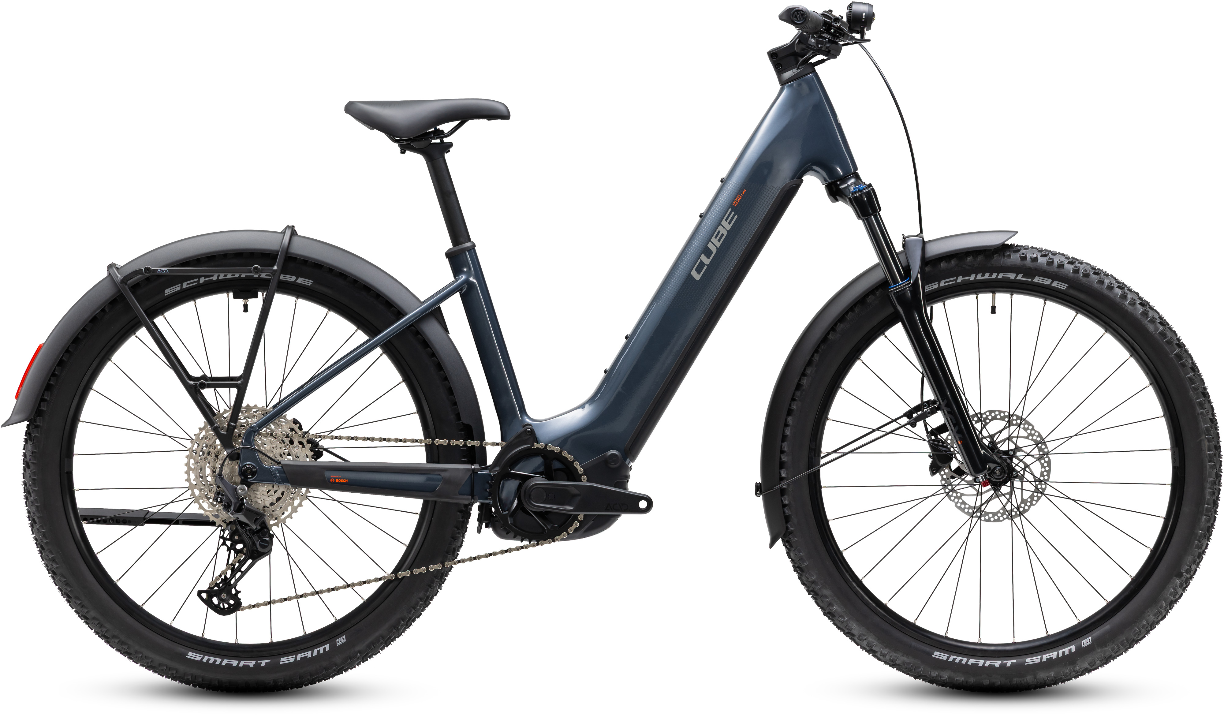 Ciclism - BICICLETA ELECTRICA CUBE REACTION HYBRID ONE 720 FE EASY ENTRY OOLONGGREY REFLEX 2027 M