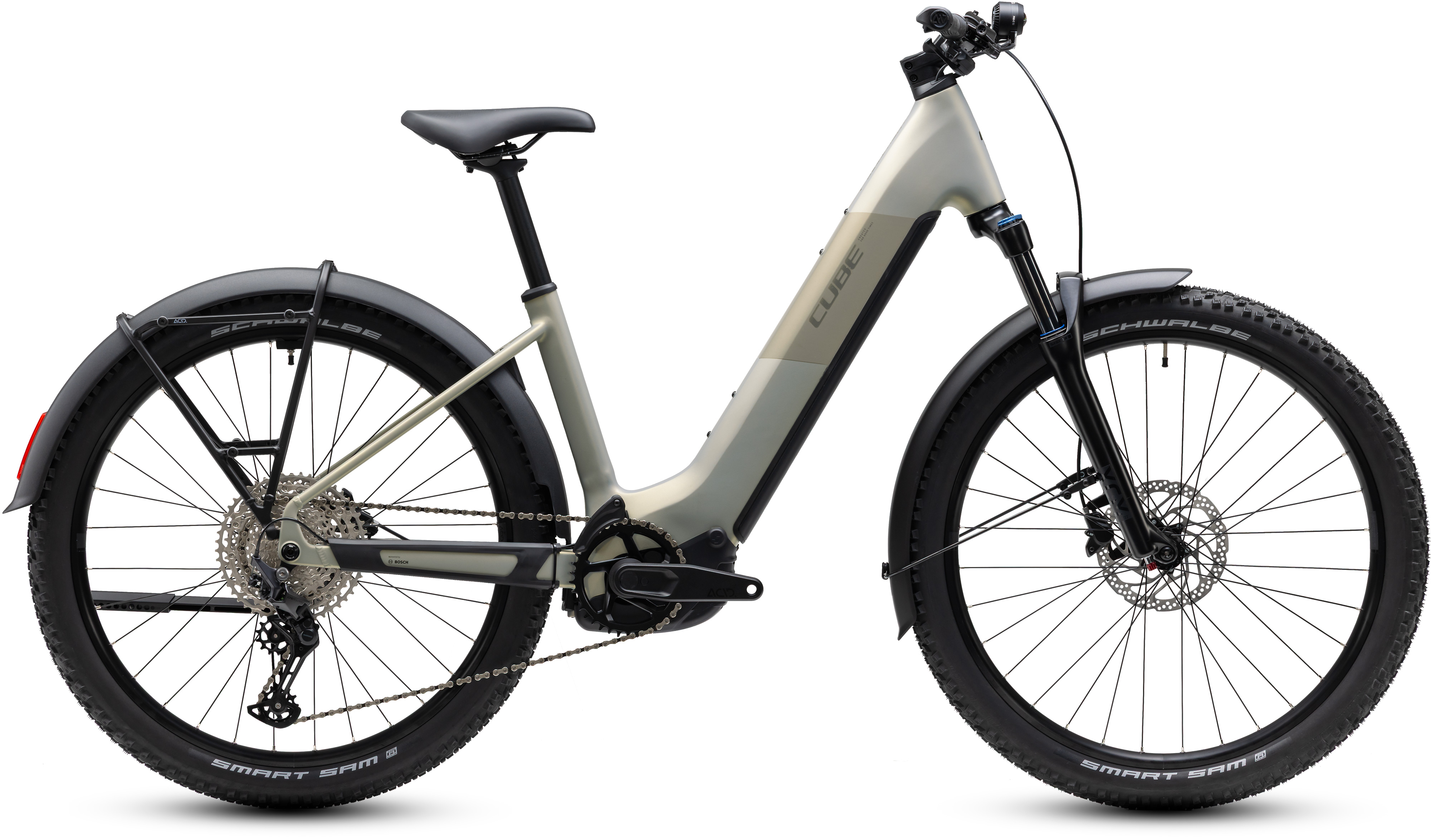Ciclism - BICICLETA ELECTRICA CUBE REACTION HYBRID ONE 720 FE EASY ENTRY PEARLSILVER CHROME 2027 L