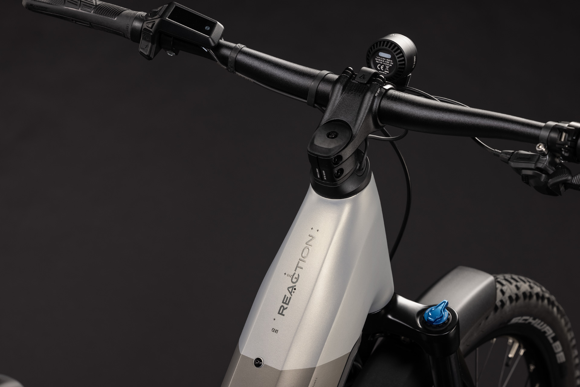BICICLETA ELECTRICA CUBE REACTION HYBRID ONE 720 FE EASY ENTRY PEARLSILVER CHROME 2027 M [1]