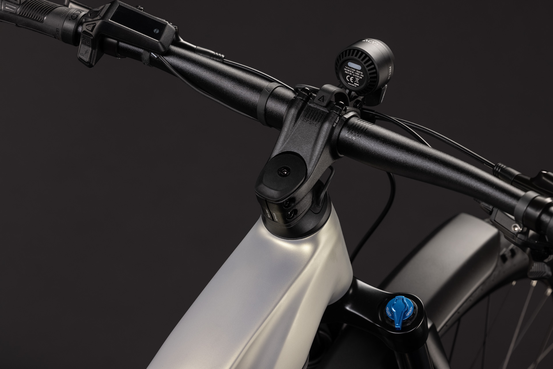 BICICLETA ELECTRICA CUBE REACTION HYBRID ONE 720  FE PEARLSILVER CHROME 2027 cadru S (16") - roti 27.5 [1]