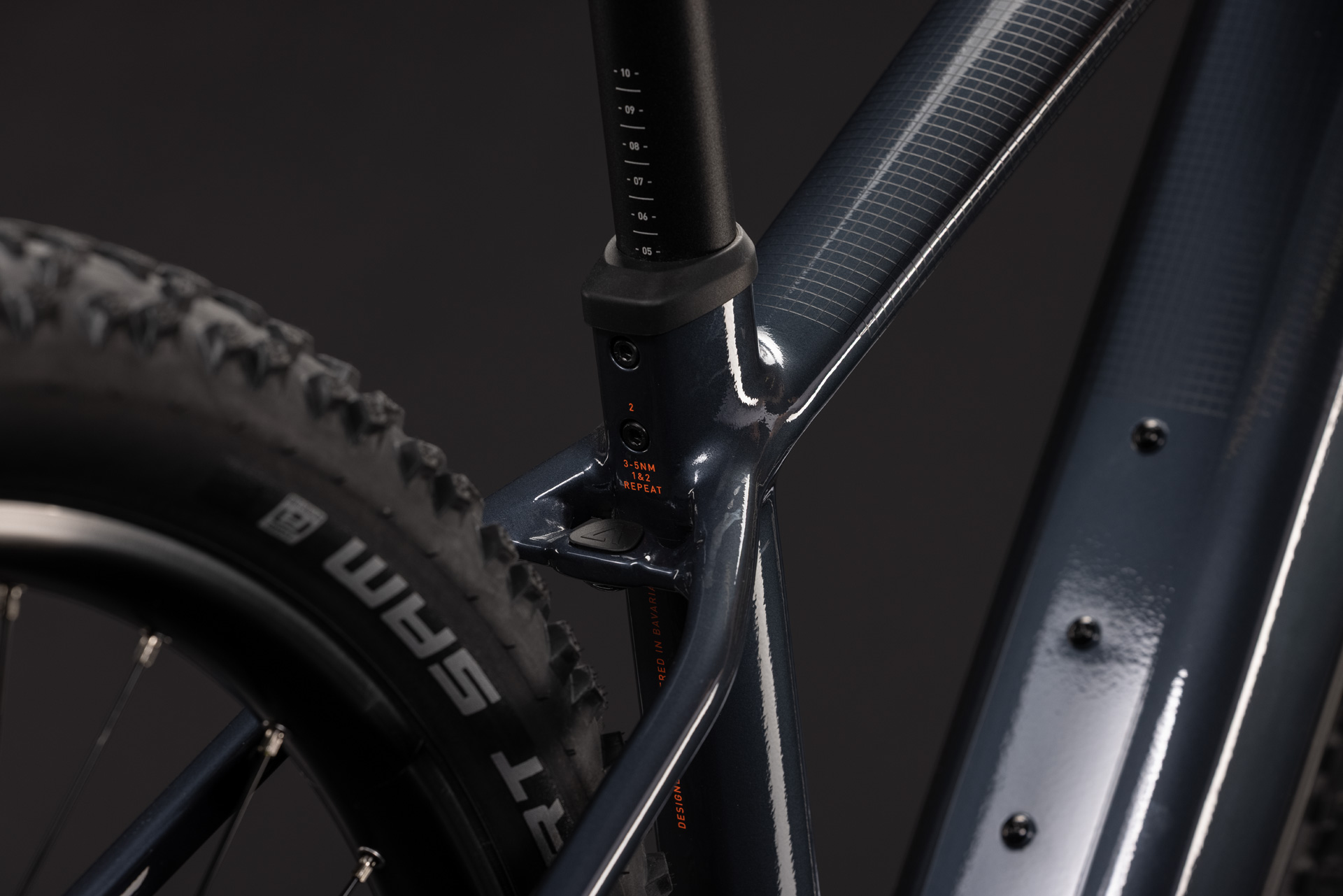 BICICLETA ELECTRICA CUBE REACTION HYBRID ONE 720  OOLONGGREY REFLEX 2027 cadru S (16") - roti 27.5 [3]