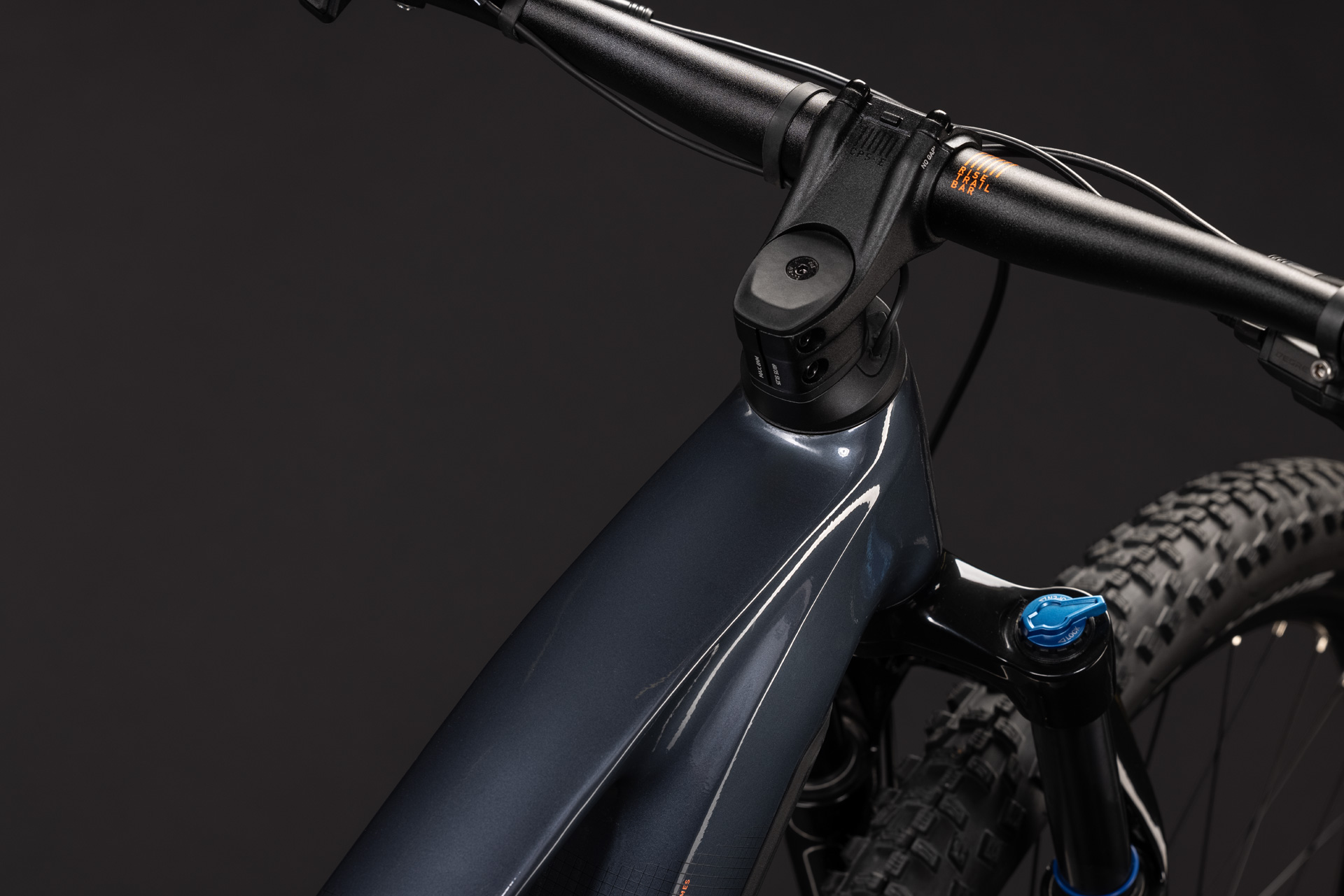 BICICLETA ELECTRICA CUBE REACTION HYBRID ONE 720  OOLONGGREY REFLEX 2027 cadru S (16") - roti 27.5 [1]