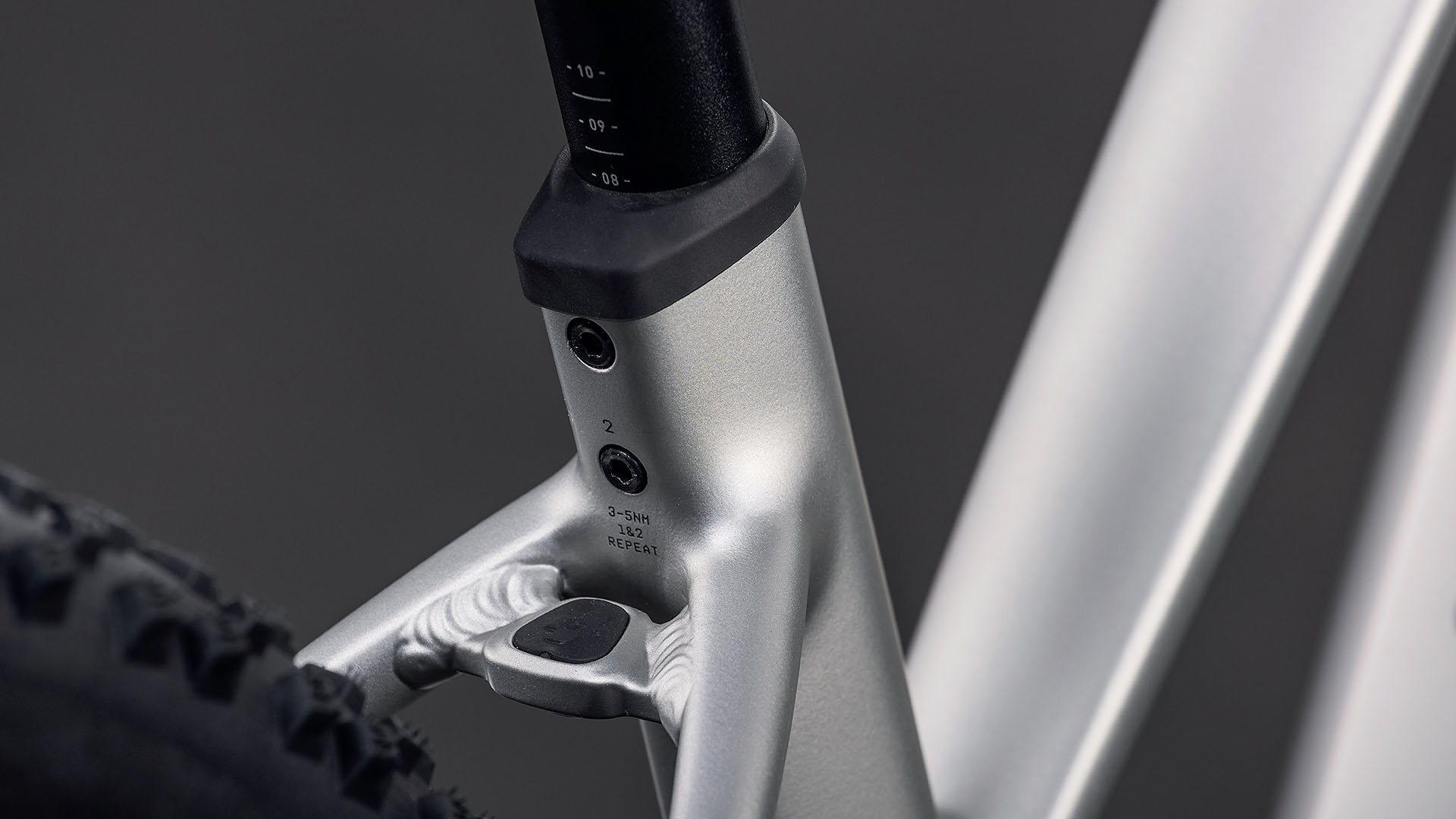 BICICLETA ELECTRICA CUBE REACTION HYBRID ONE 800 TRAPEZE SLEEKGREY PRISM 2026 cadru M (18") - roti 29 [3]