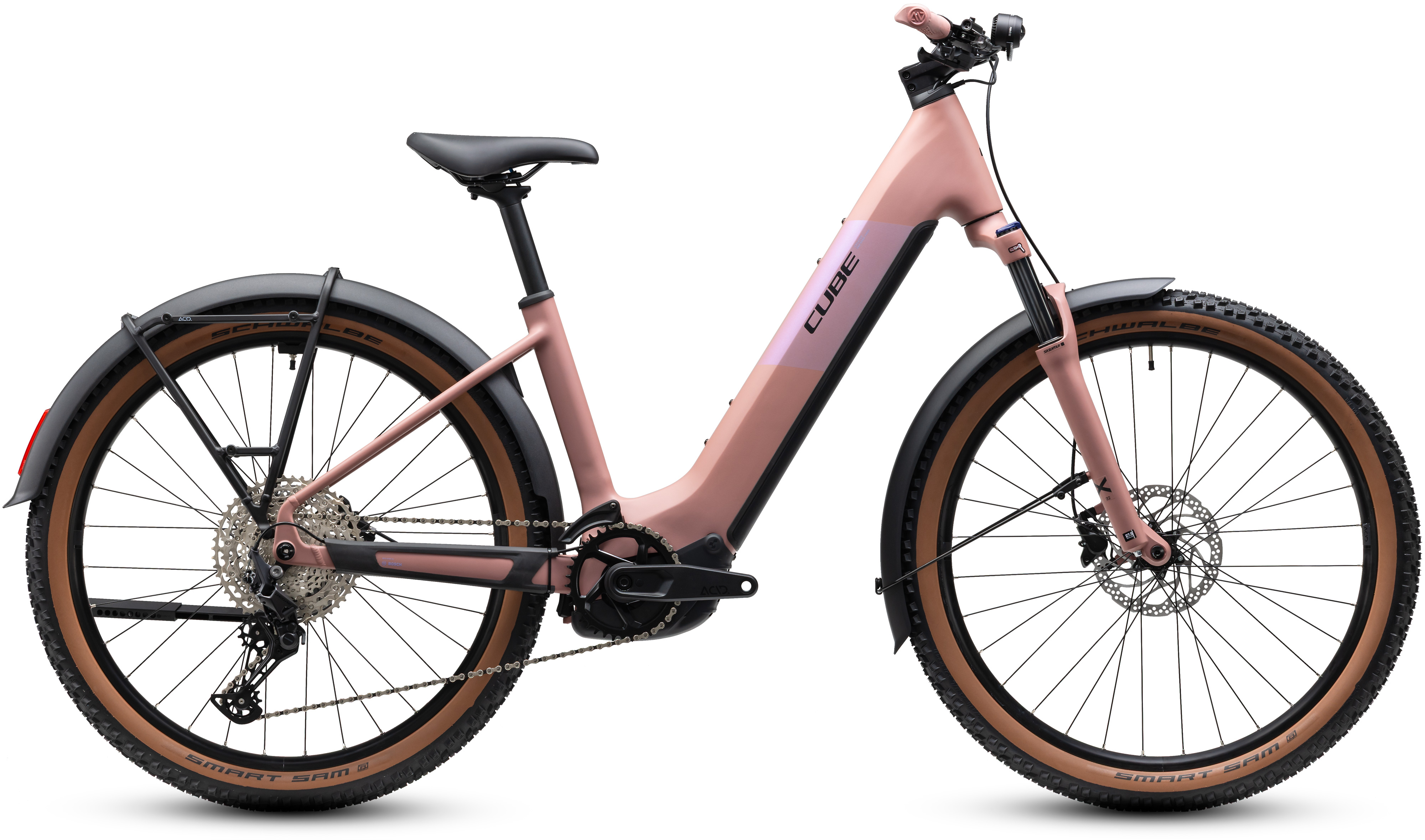 Ciclism - BICICLETA ELECTRICA CUBE REACTION HYBRID PERFORMANCE 720 FE EASY ENTRY RUBY BLACK 2027 XL