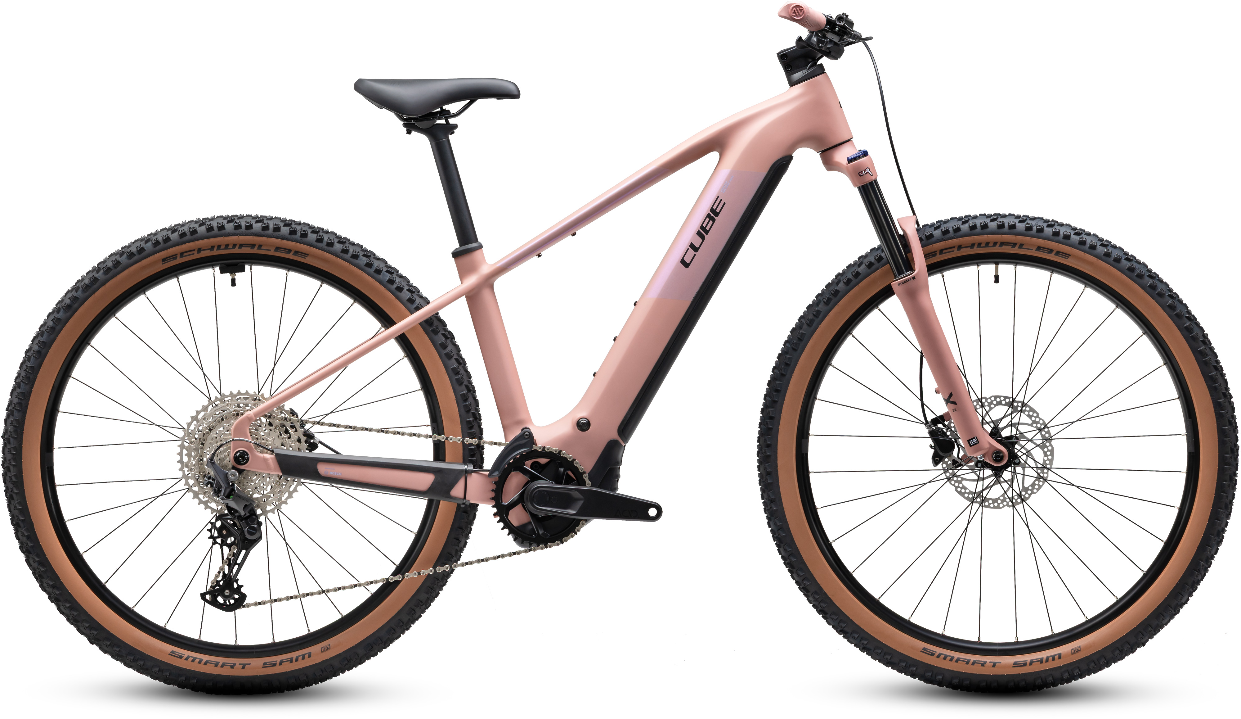 Ciclism - BICICLETA ELECTRICA CUBE REACTION HYBRID PERFORMANCE 720 RUBY BLACK 2027 cadru S (16") - roti 27.5