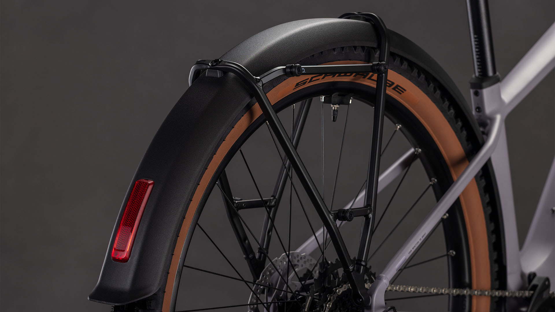 BICICLETA ELECTRICA CUBE REACTION HYBRID PERFORMANCE 600 FE PLUMGREY BLACK 2026 cadru XXL (23") - roti 29 [3]