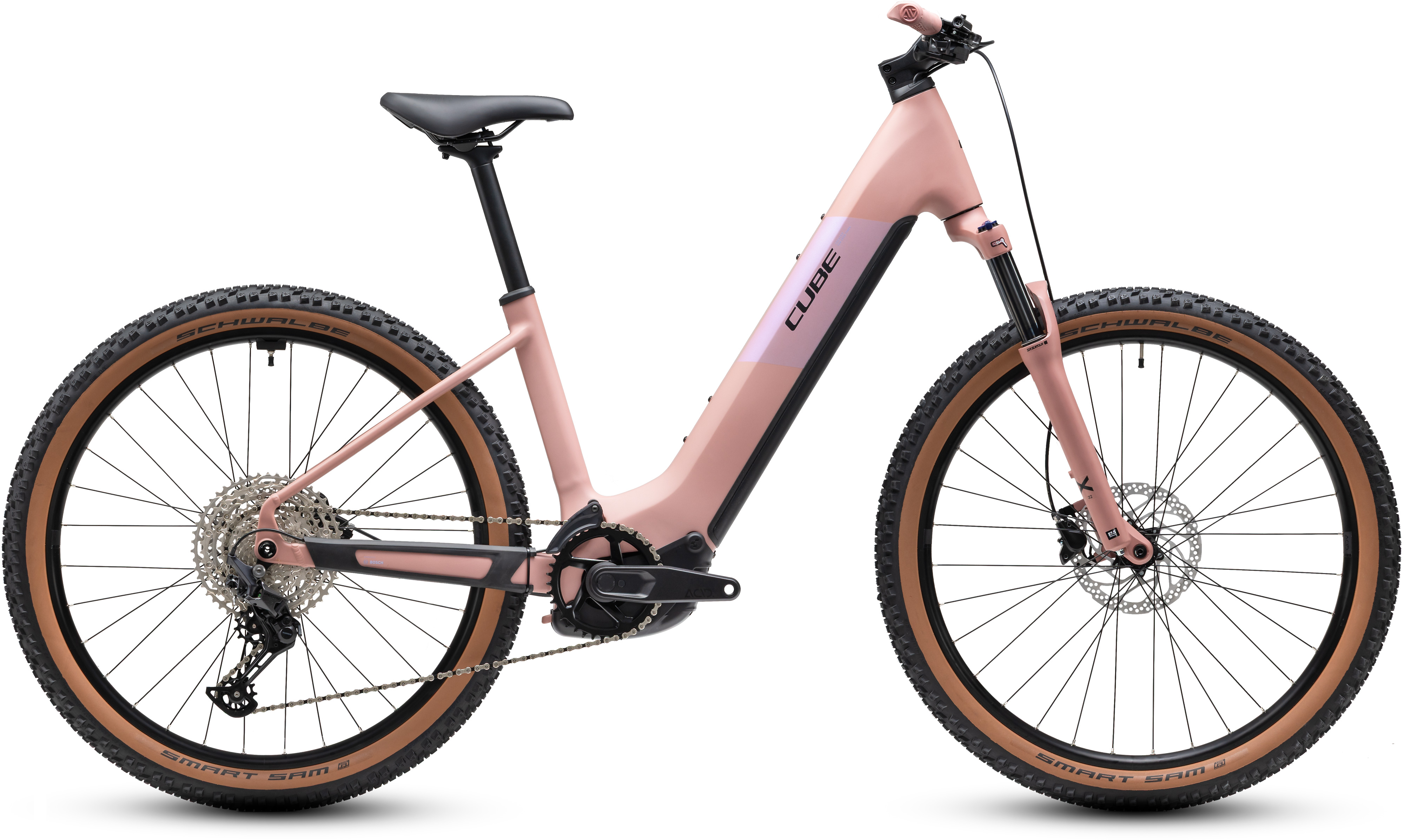 Ciclism - BICICLETA ELECTRICA CUBE REACTION HYBRID PERFORMANCE 720 EASY ENTRY RUBY BLACK 2027 S