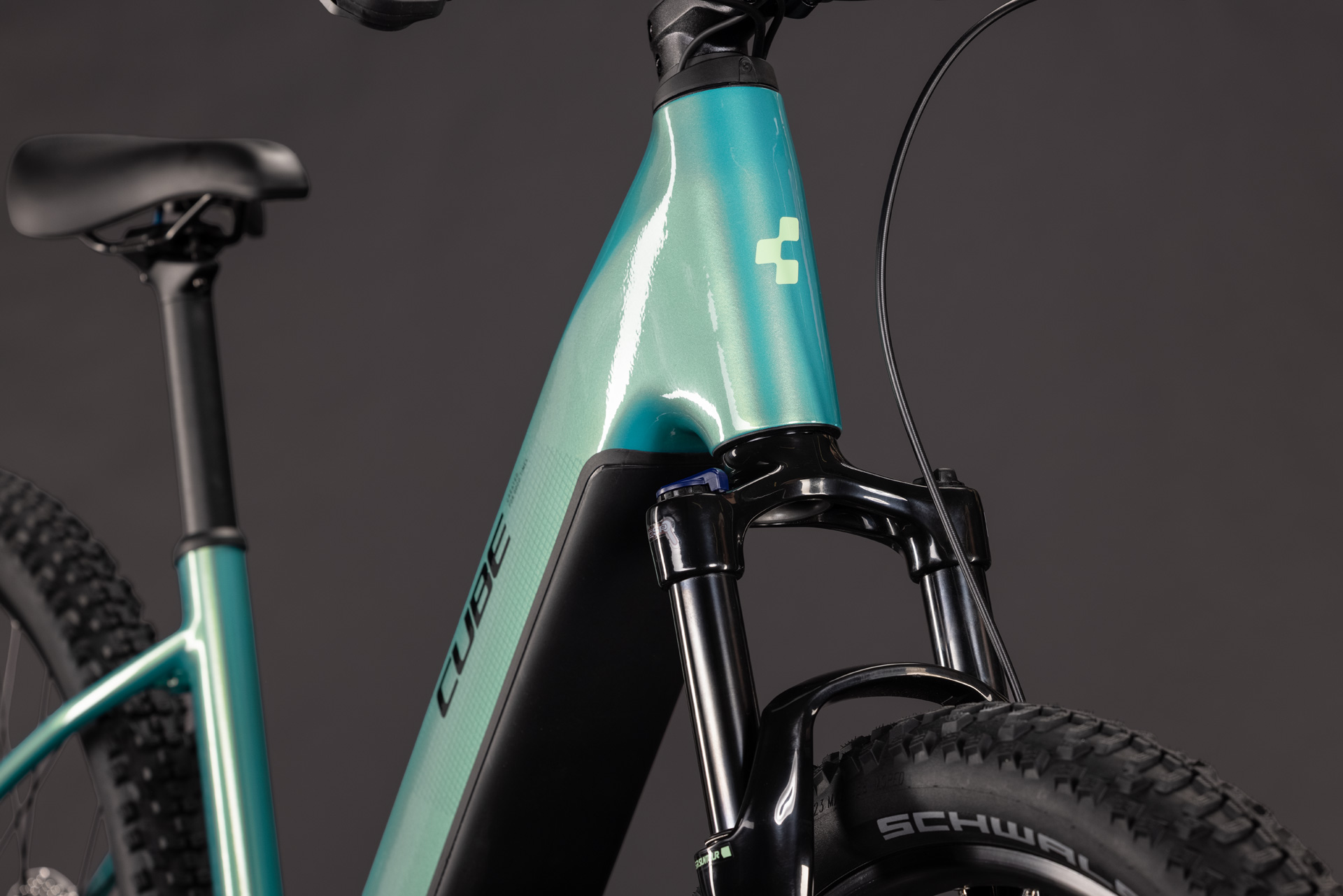BICICLETA ELECTRICA CUBE REACTION HYBRID PERFORMANCE 720 EASY ENTRY MALDIVIAN BLACK 2027 XL [4]