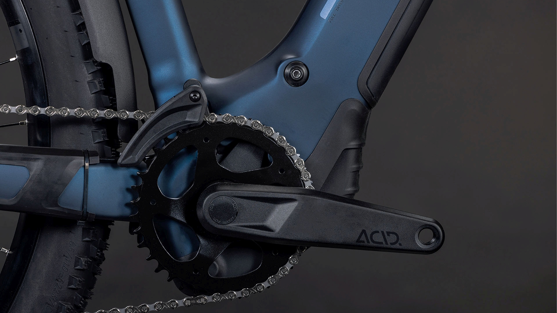 BICICLETA ELECTRICA CUBE REACTION HYBRID PERFORMANCE 600 FE INDIGOBLUE REFLEX 2026 cadru S (16") - roti 27.5 [2]